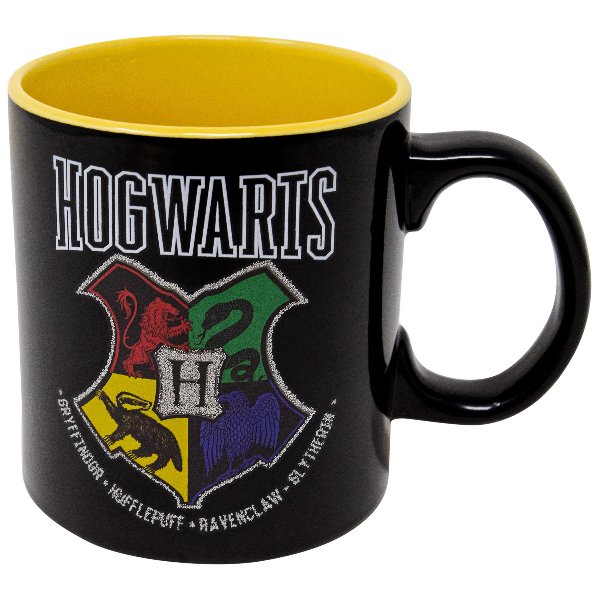 Hogwarts Crest 4-Color Varsity 20 oz. Mug, Black