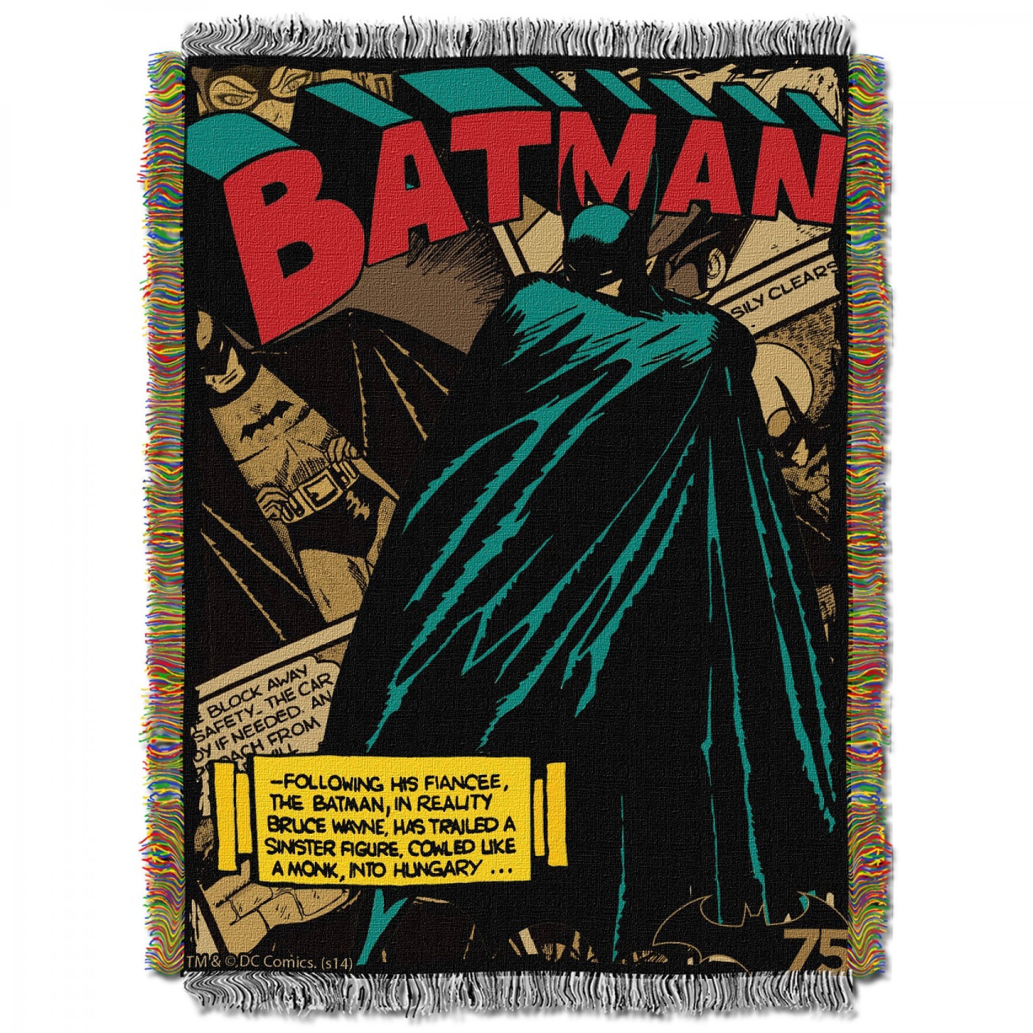Batman Gotham Knight Throw Blanket, Multi-Color