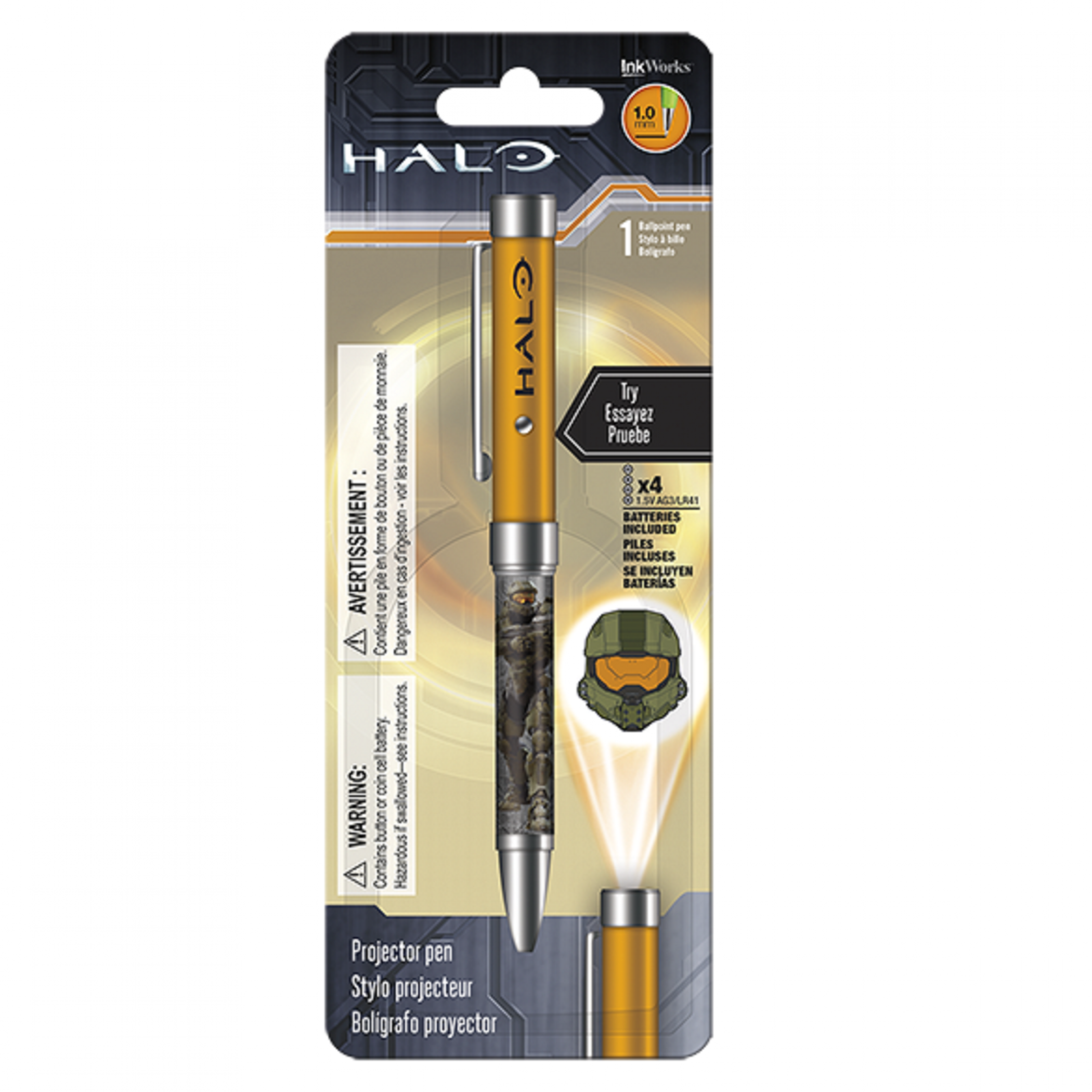 Halo Projector Pen, Yellow