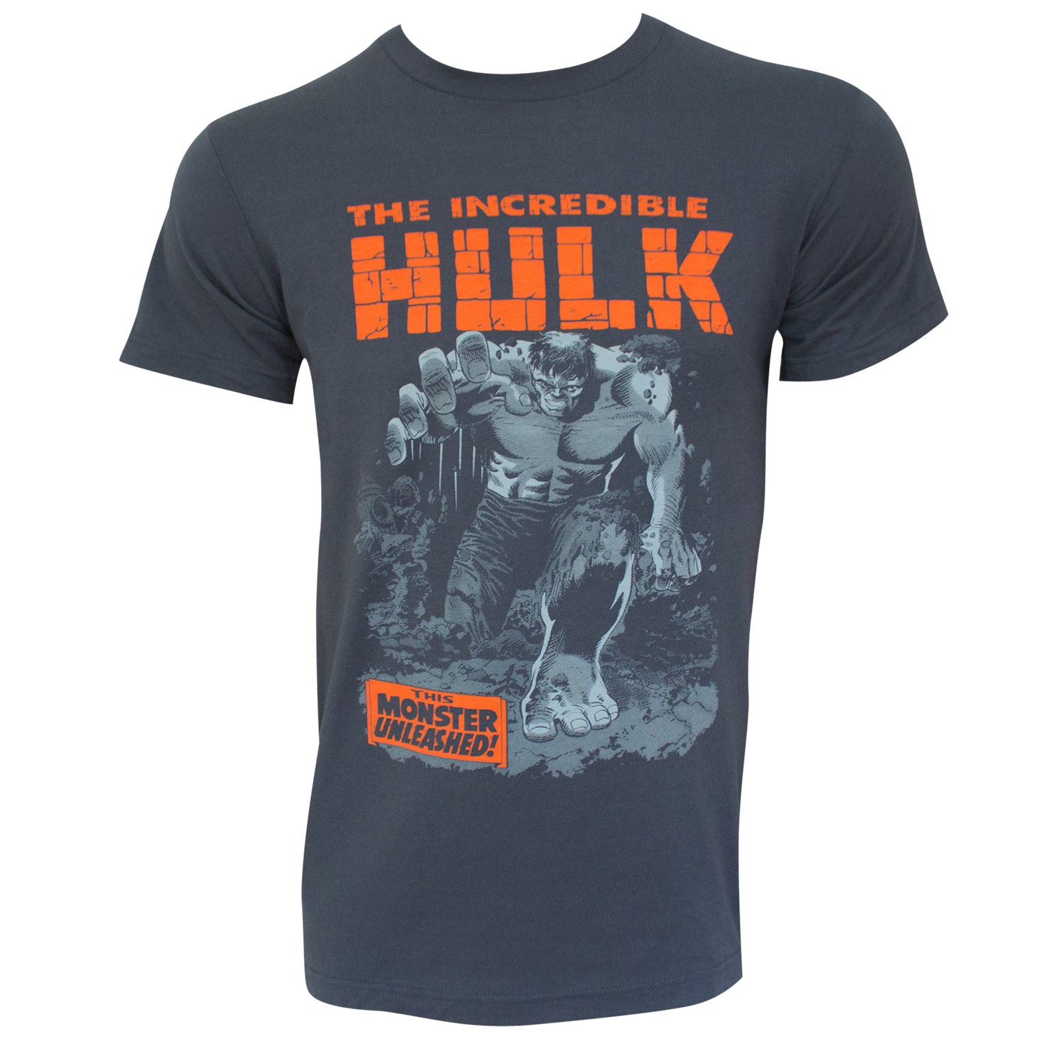 Incredible Hulk Monster Unleashed Blue Tee Shirt, Blue