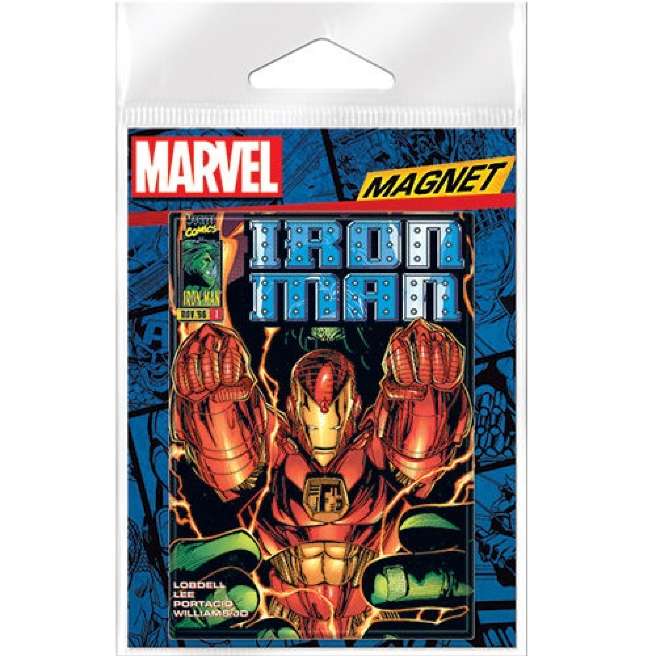 Marvel Comics Iron Man Blast Off Magnet, Black