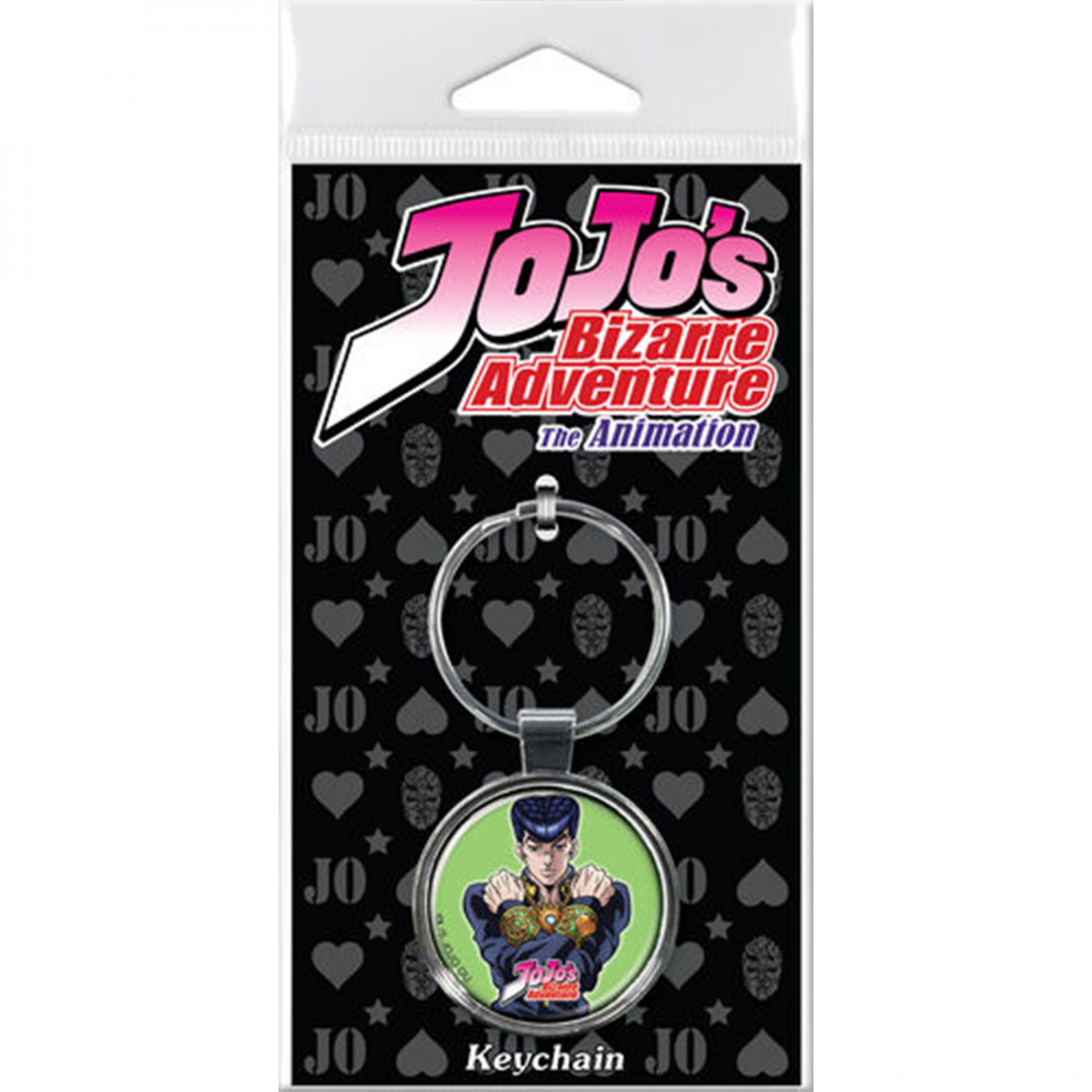JoJo's Bizarre Adventure Josuke Higashikata Character Keychain, Green