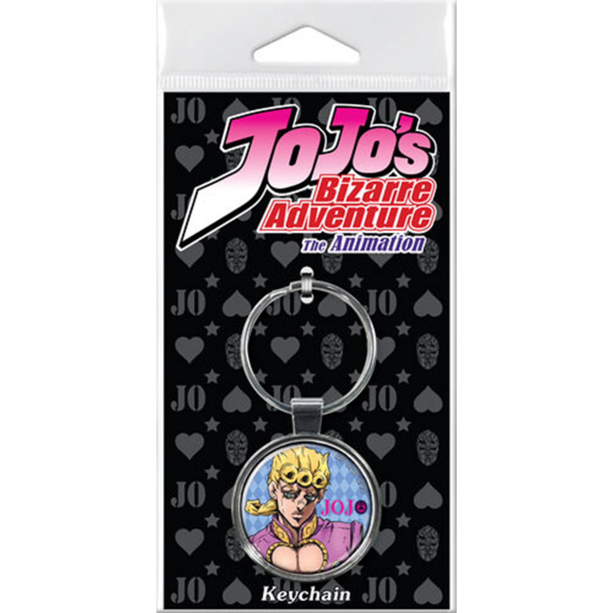 JoJo's Bizarre Adventure Giorno Giovanna Character Keychain, Blue