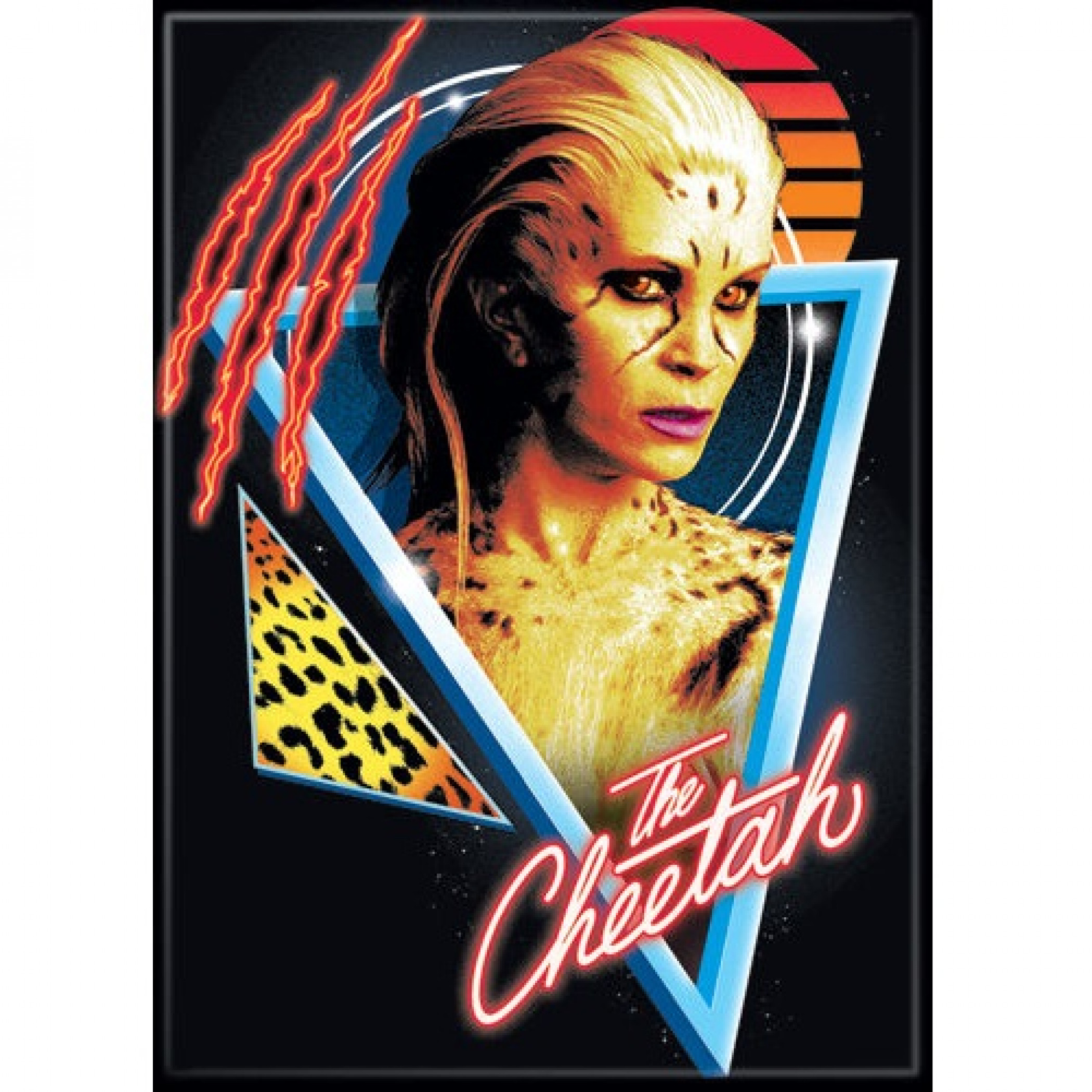 Wonder Woman 1984 The Cheetah Movie Poster Magnet, Multi-Color
