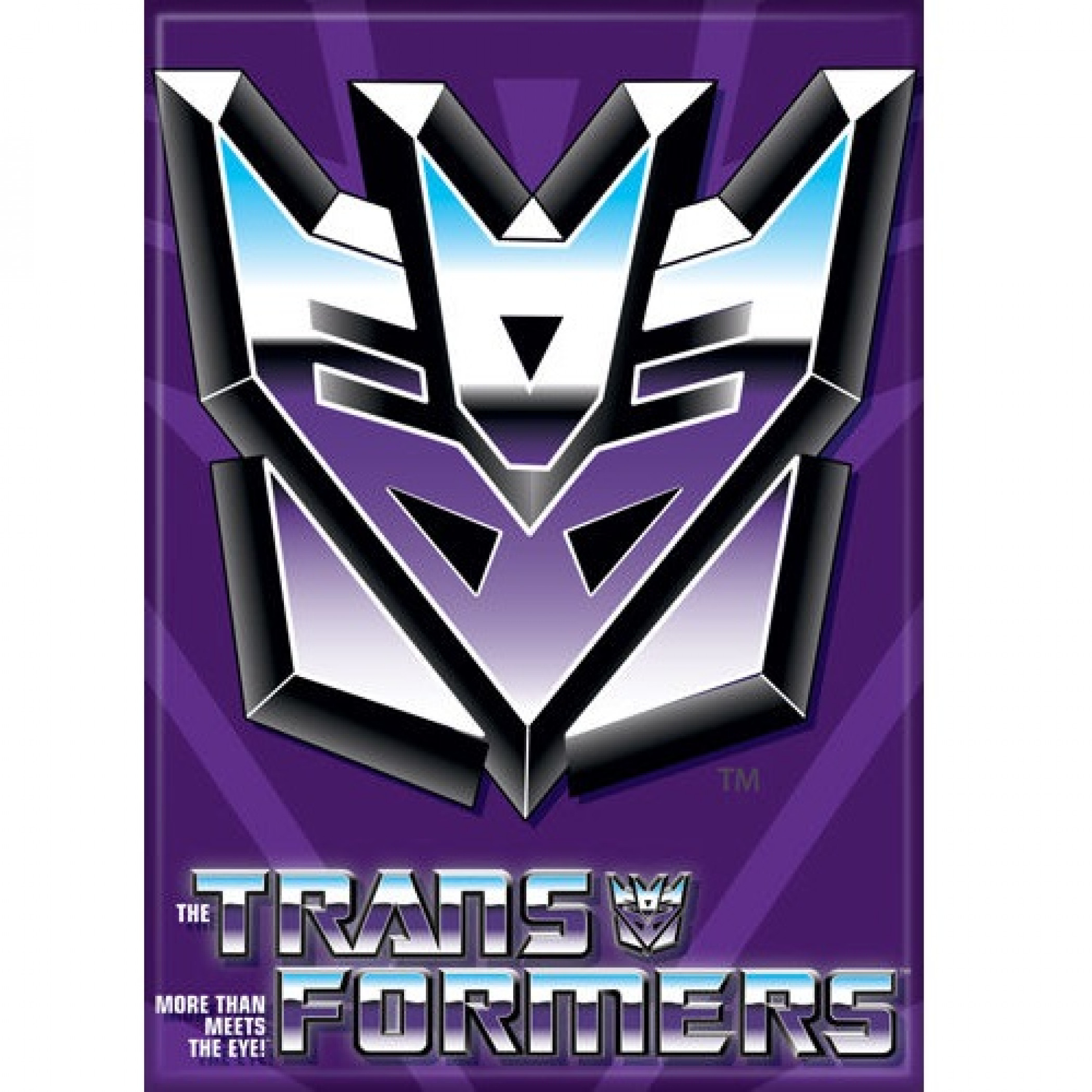 The Transformers Decepticons Logo Magnet, Multi-Color