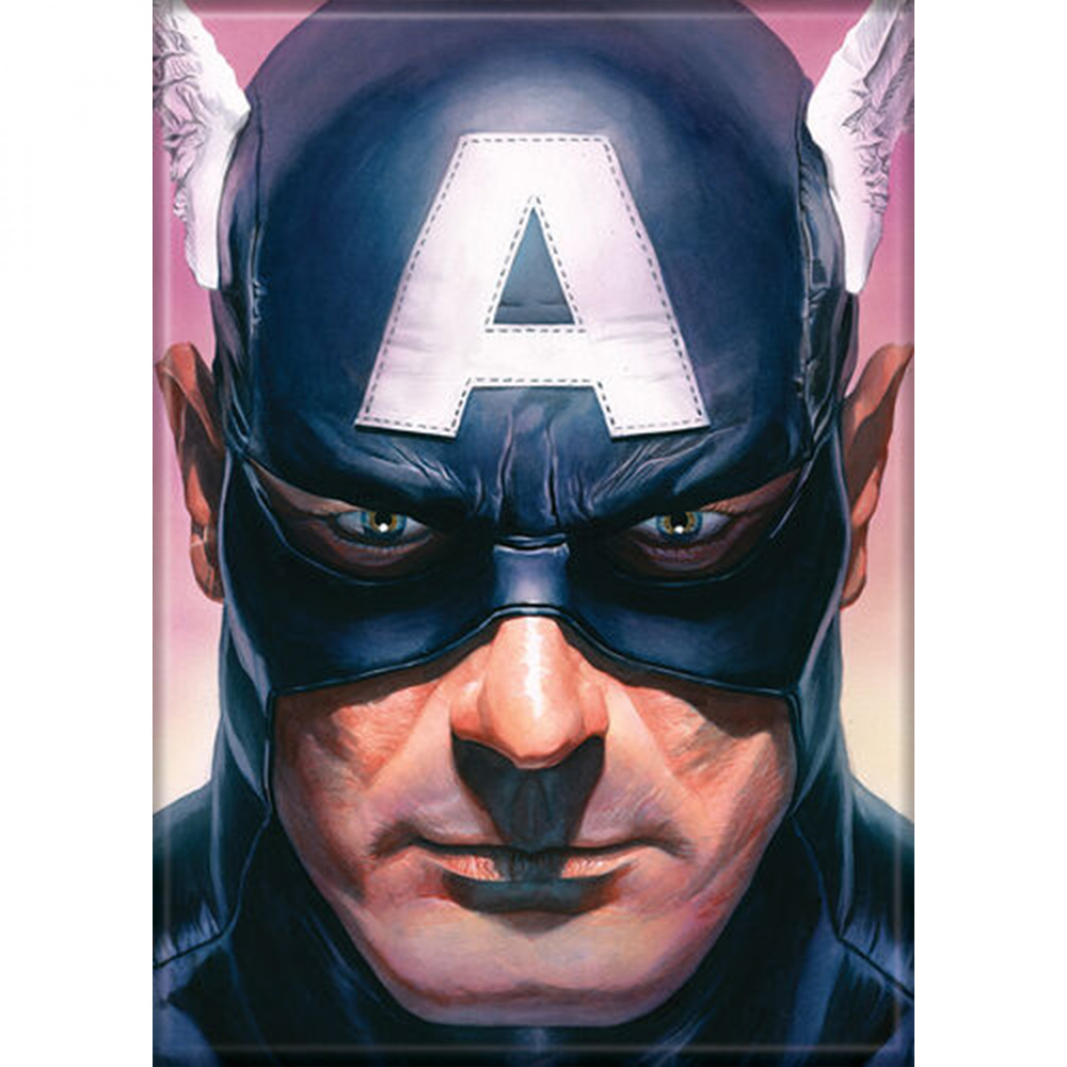 Marvel Comics Avengers Captain America Character Portrait Magnet, Blue