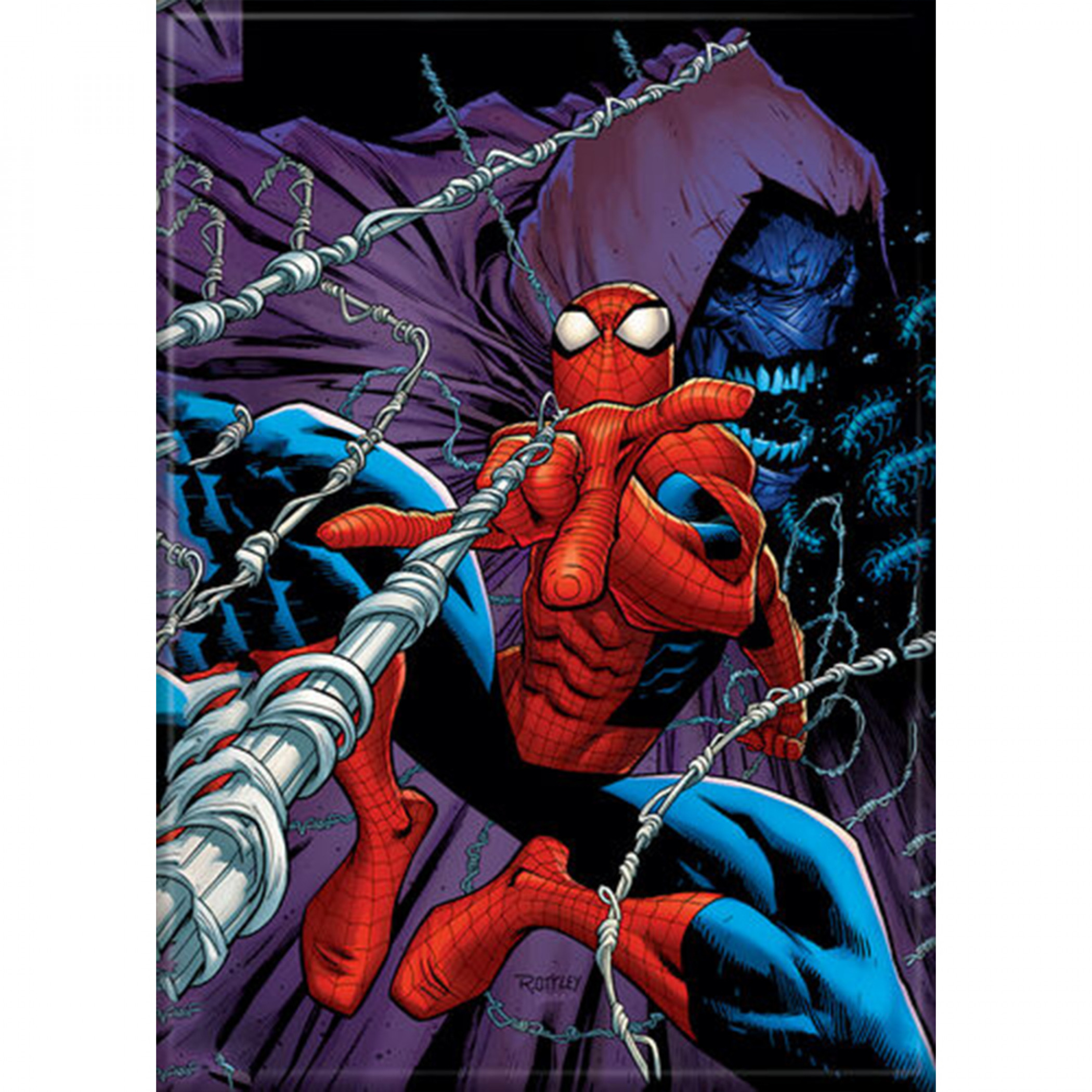 Marvel Comics Amazing Spider-Man #24 (2018) Comic Cover Magnet, Multi-Color