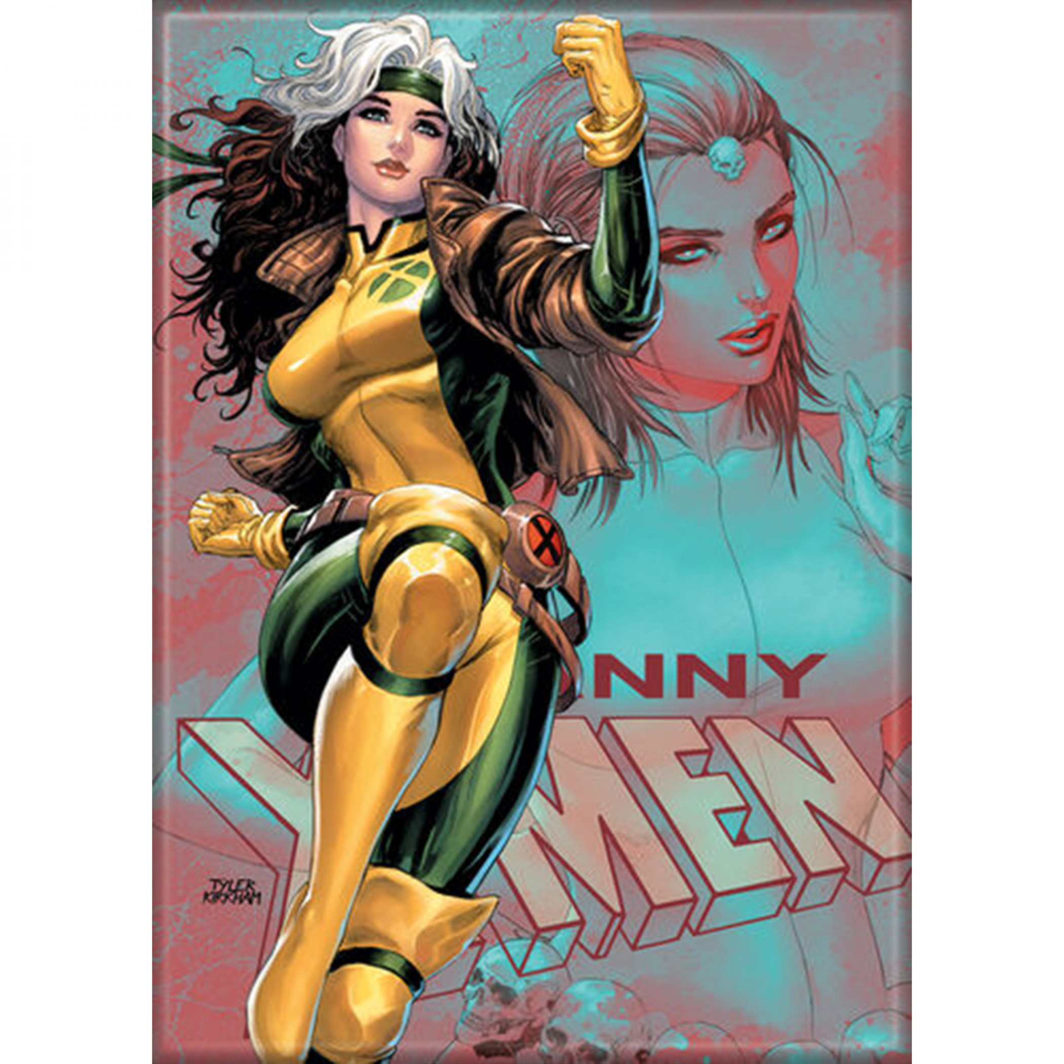 Marvel Comics X-Men Rogue Character Magnet, Multi-Color