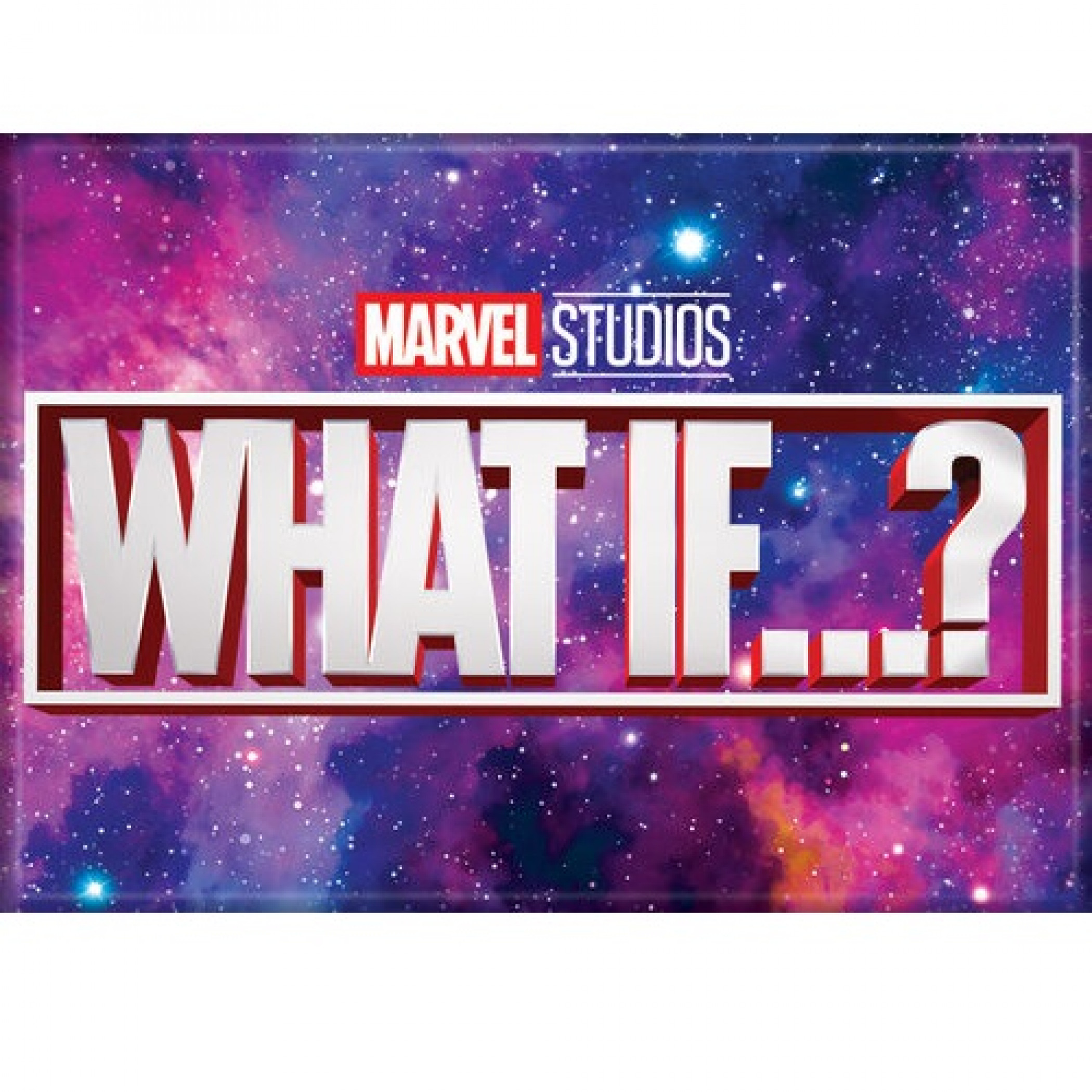 Marvel Studios What If... Series Galaxy Logo Magnet, Multi-Color