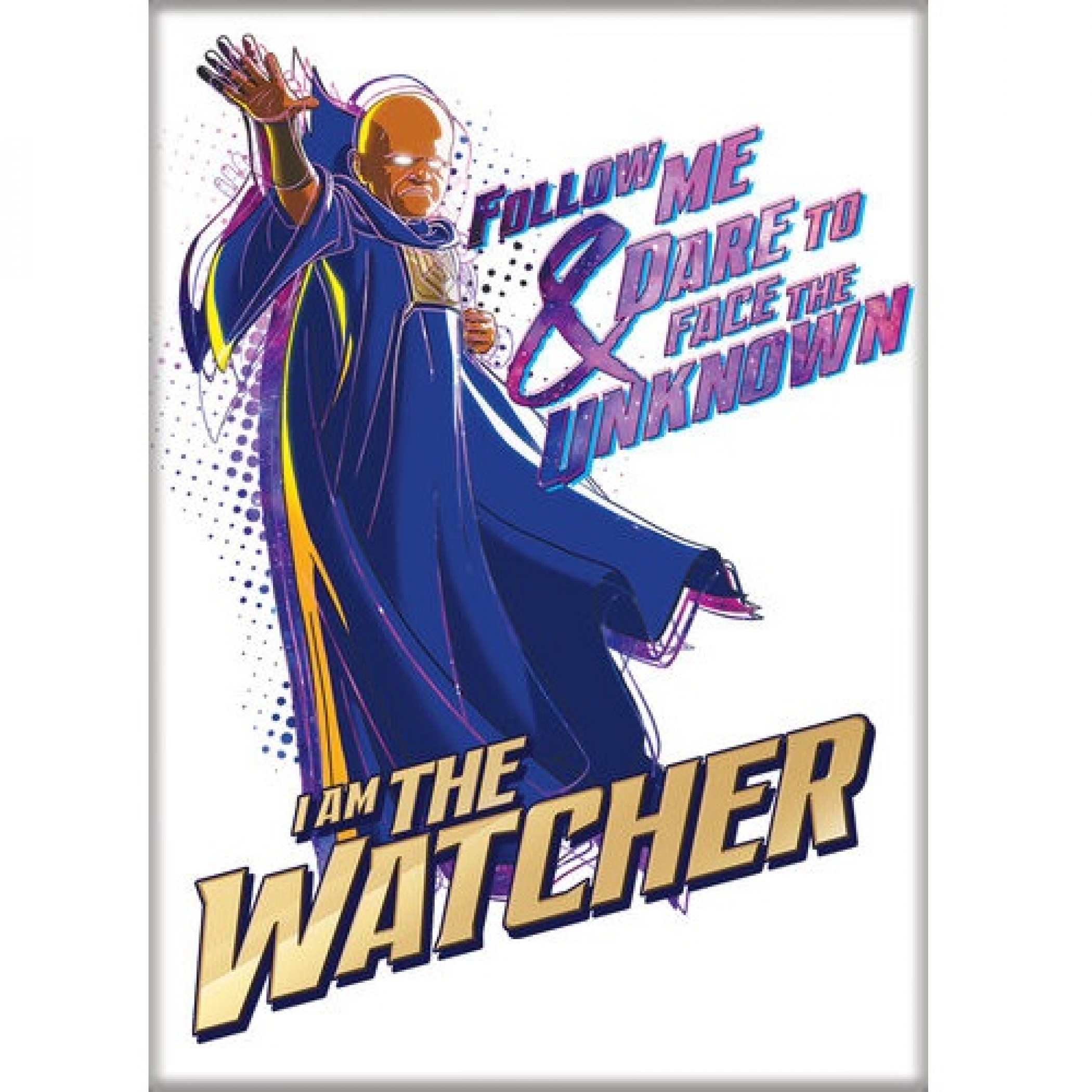 Marvel Studios What If... Series I am The Watcher Character Magnet, Purple