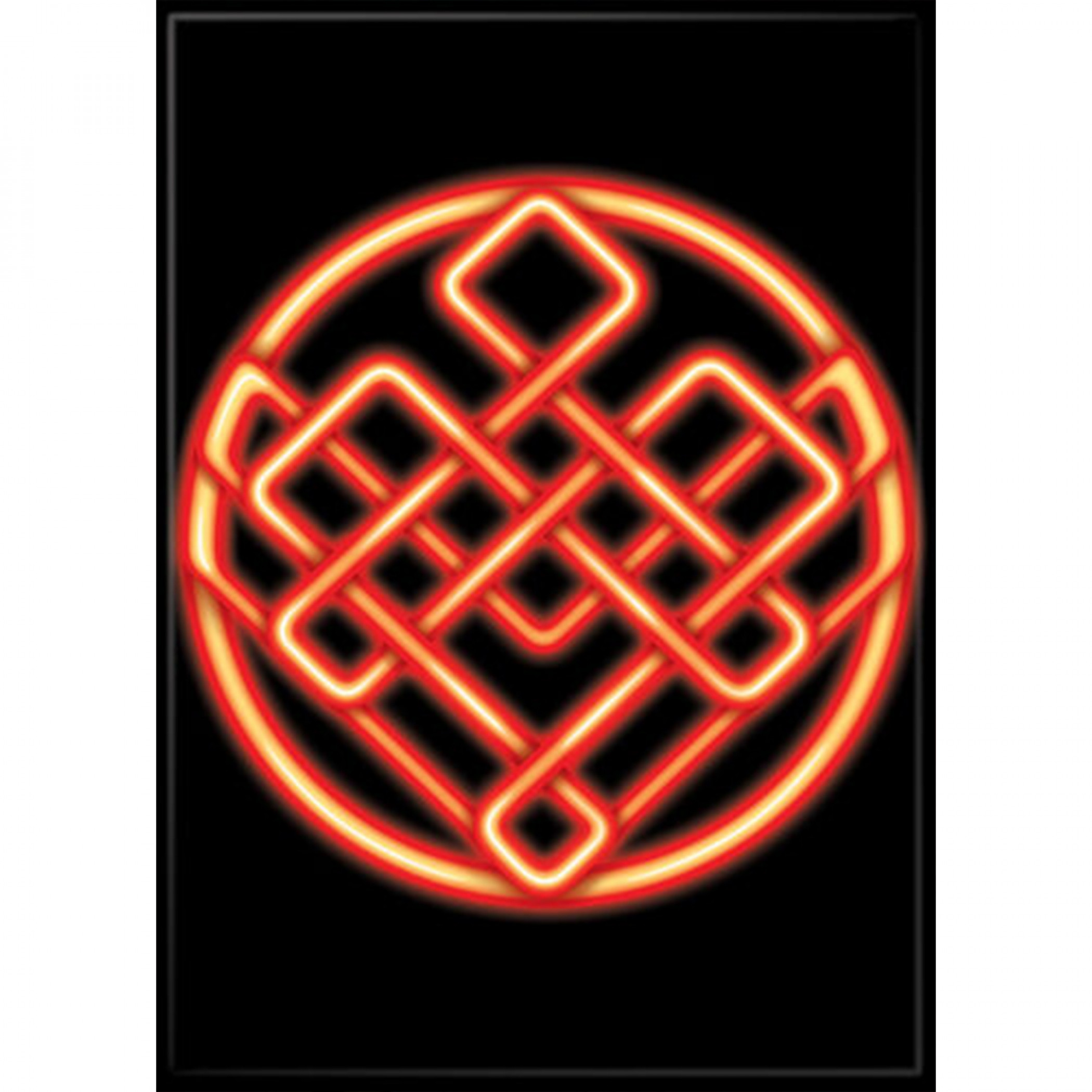 Marvel Comics Shang-Chi Ten Rings Symbol Magnet, Orange