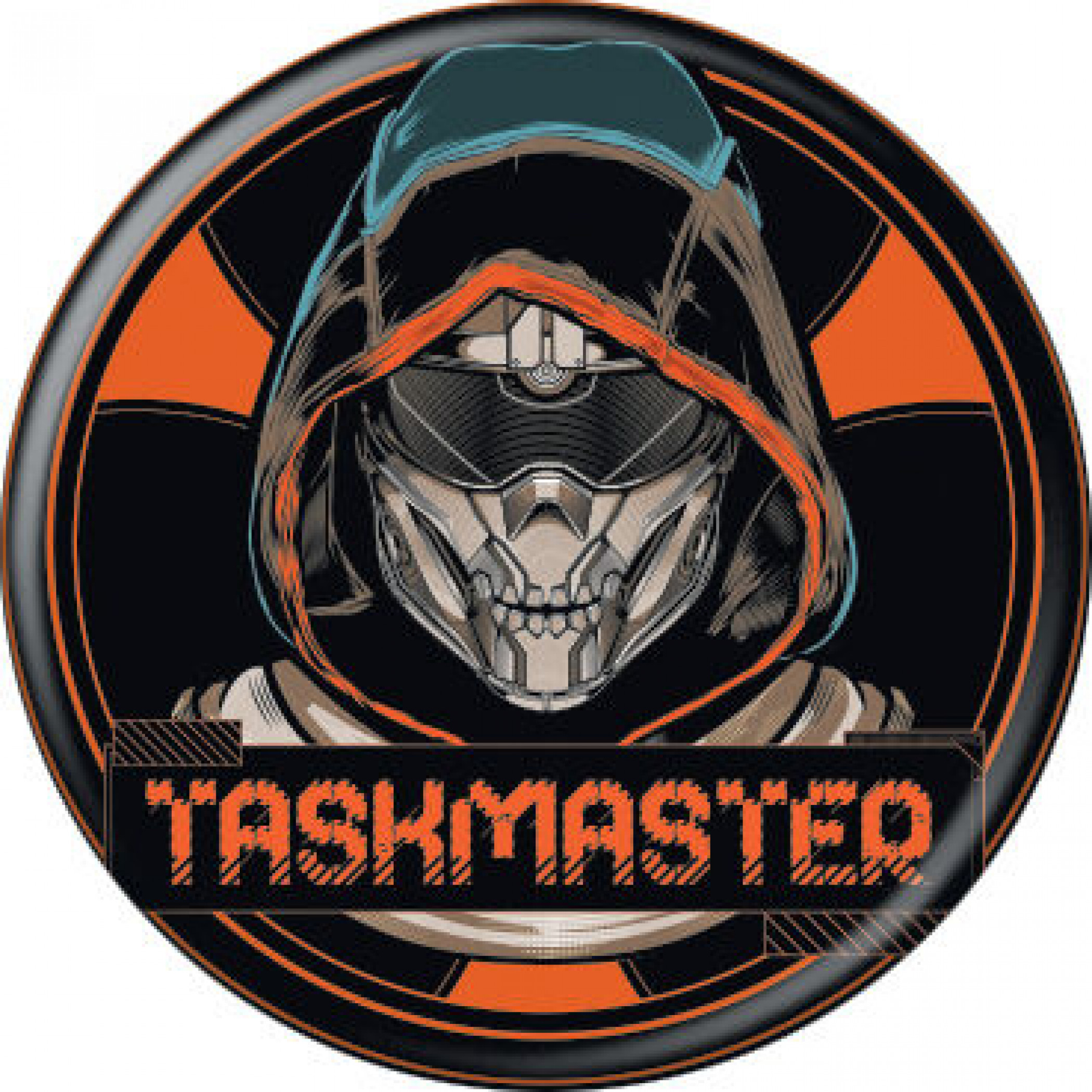 Black Widow Movie Taskmaster Character Button, Multi-Color