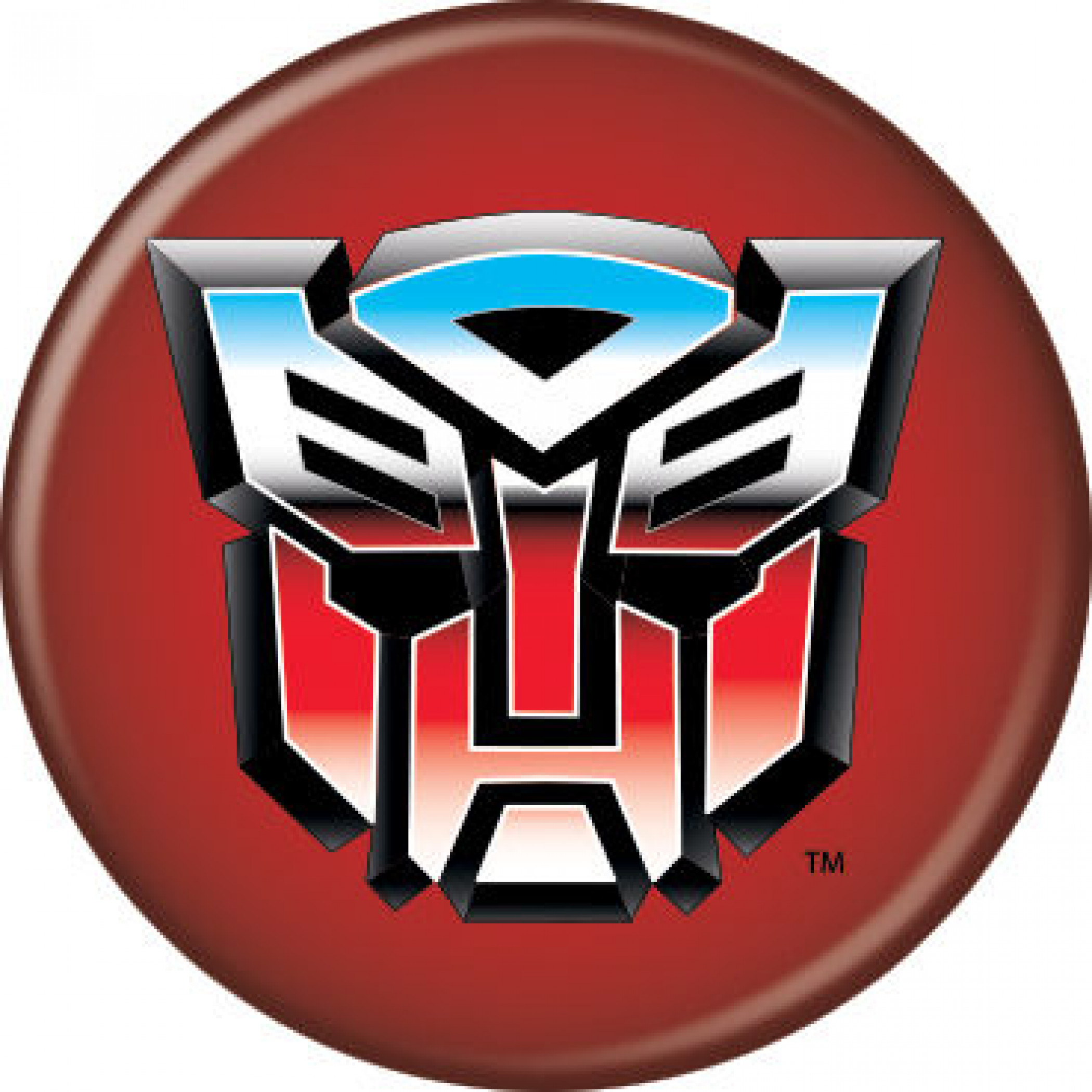 The Transformers Autobots Logo Button, Multi-Color