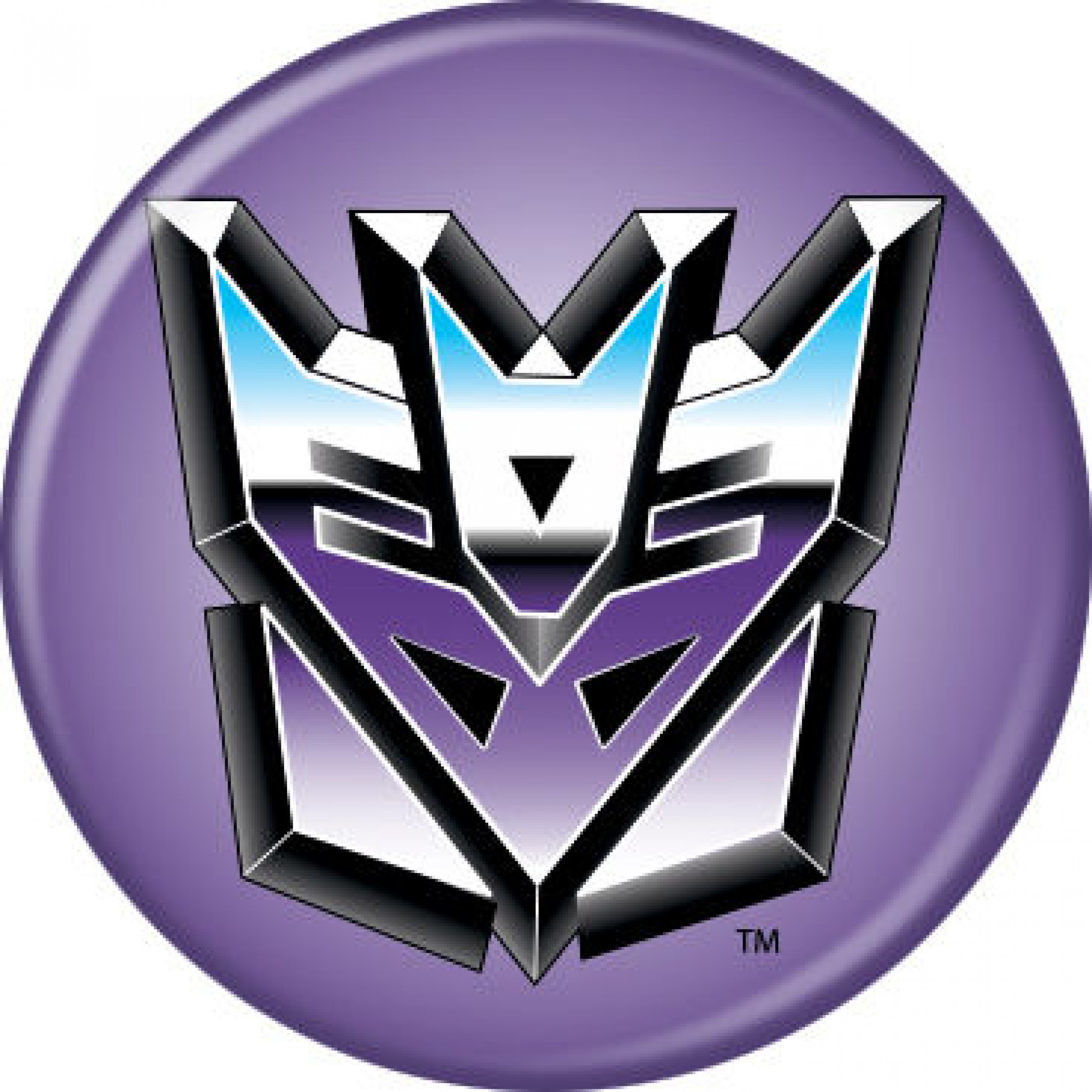 The Transformers Decepticons Logo Button, Multi-Color