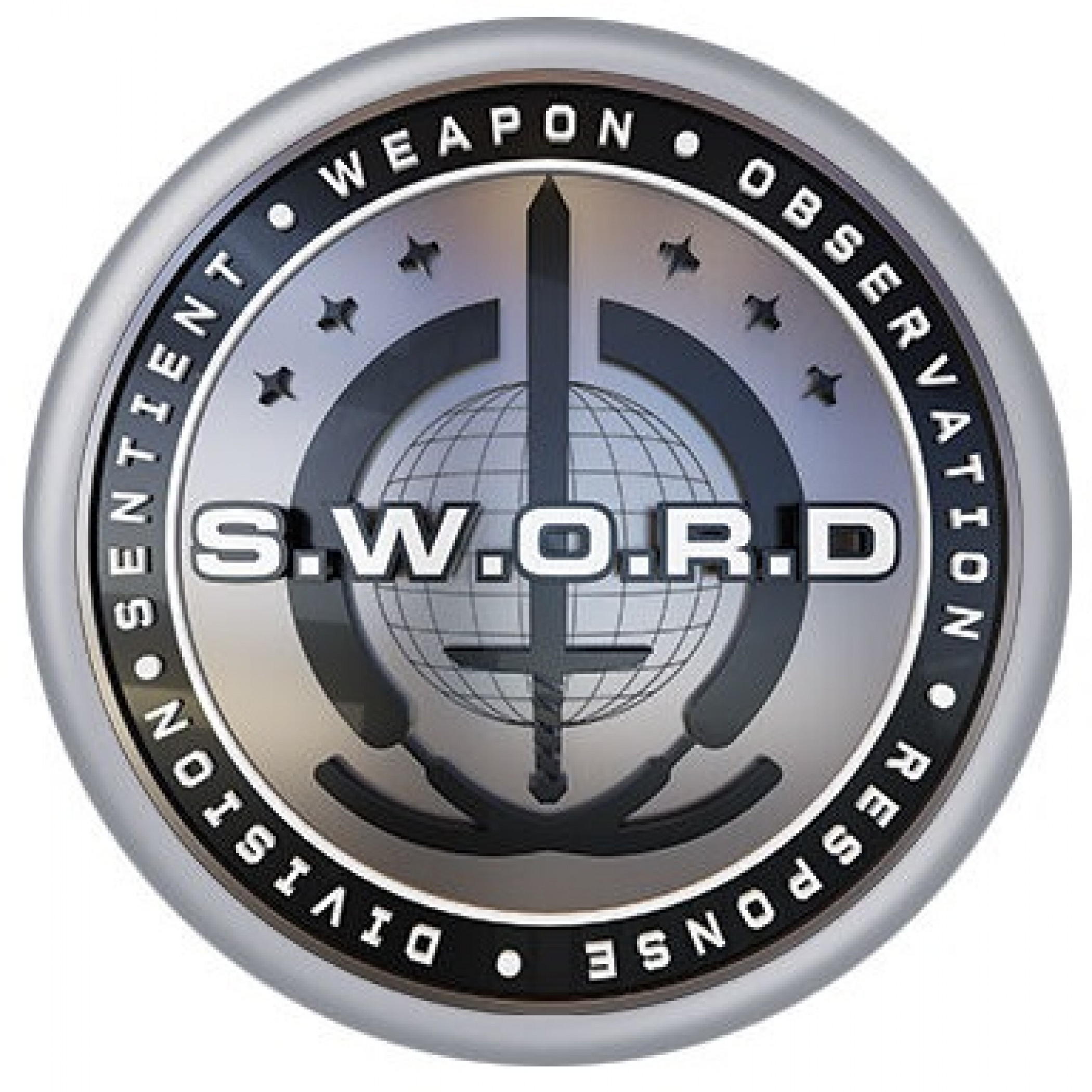 WandaVision S.W.O.R.D. Symbol Button, Multi-Color