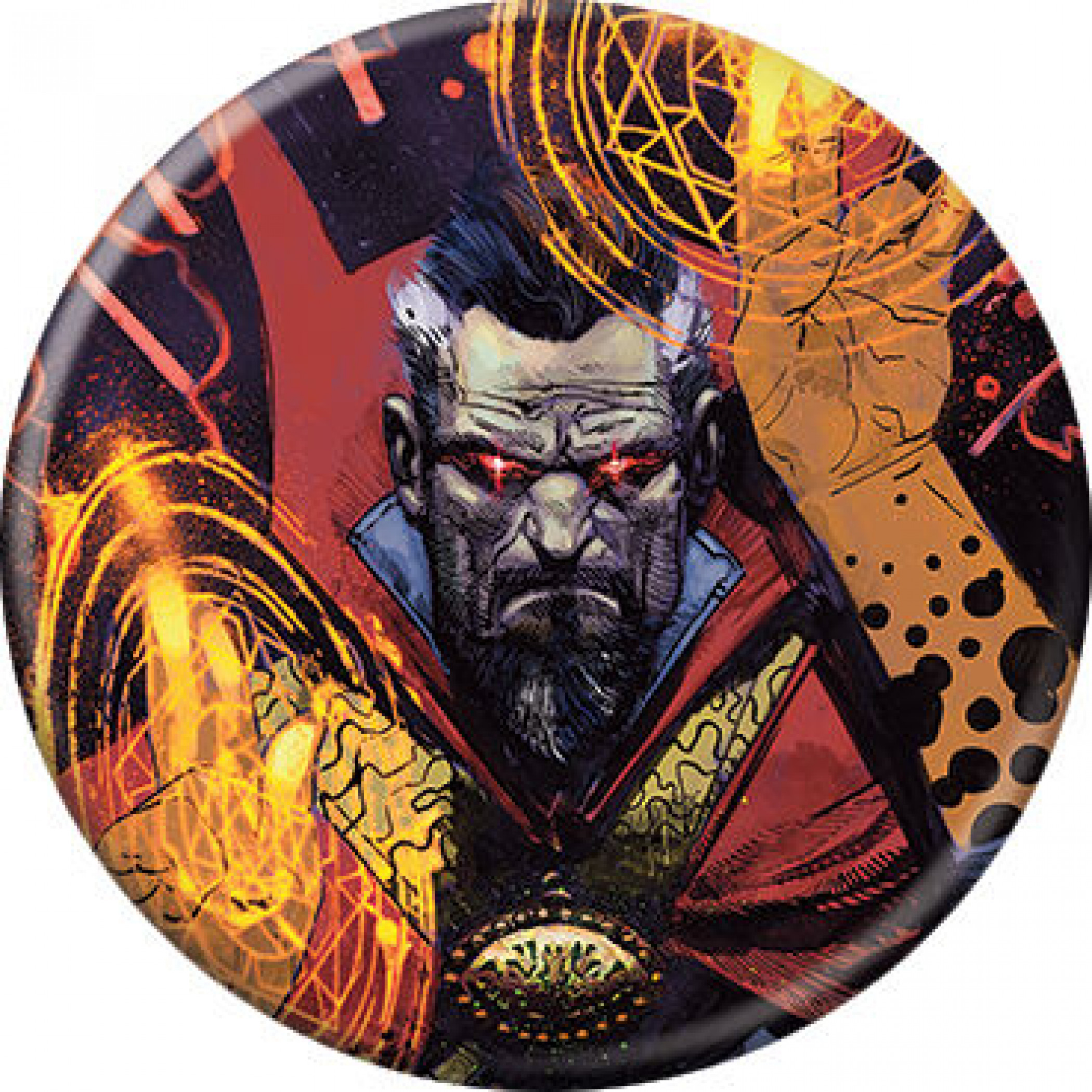 Marvel Comics Doctor Strange Character Portrait Button, Multi-Color