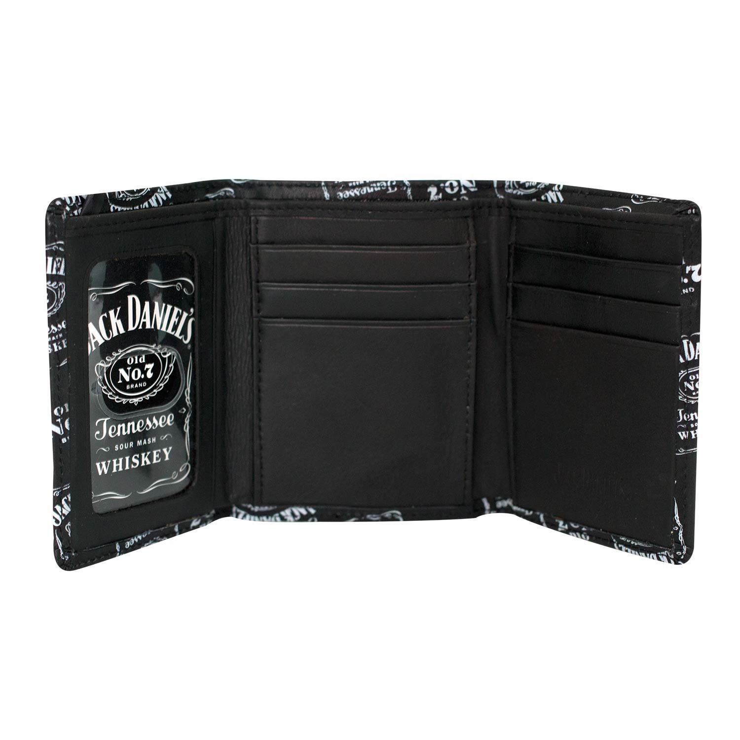 Jack Daniels Logos Black Wallet
