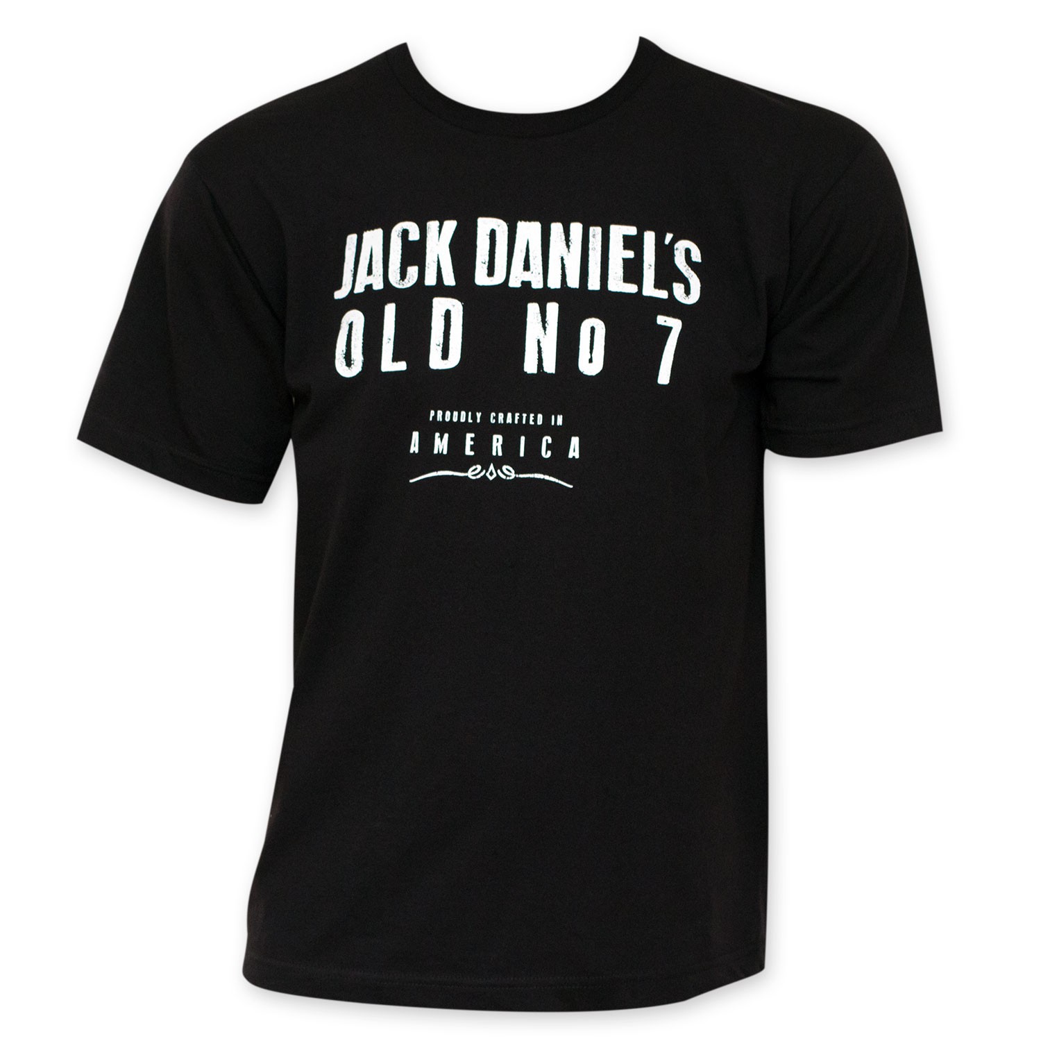 Jack Daniels Men's Black No. 7 America T-Shirt