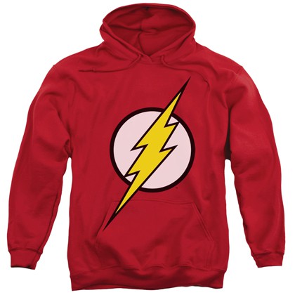 The Flash Classic Logo Men's Hoodie, Red