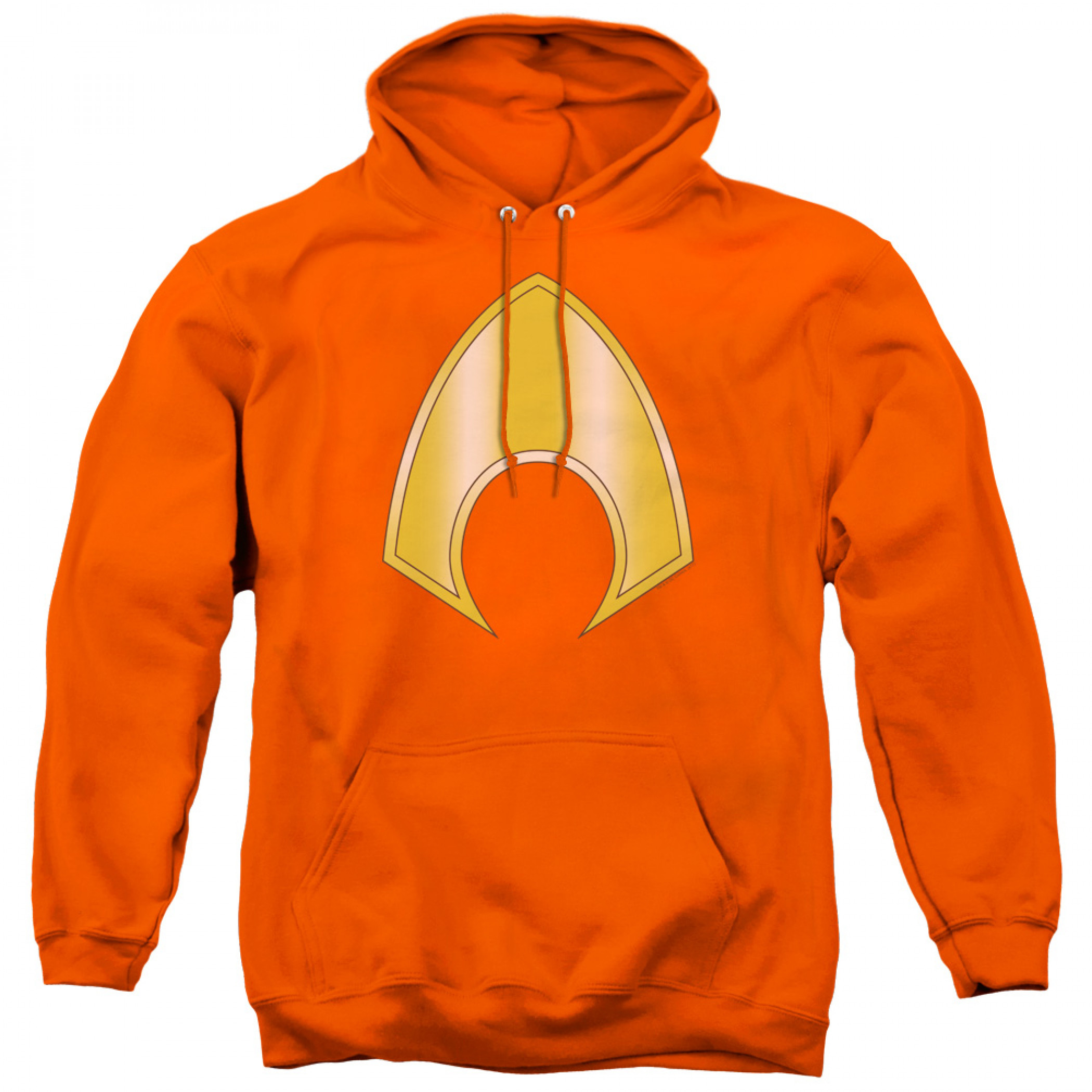 Aquaman Classic Logo Hoodie, Orange