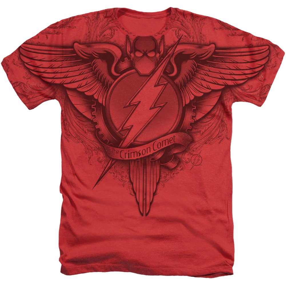 The Flash Sublimated Logo Red T-Shirt, Red