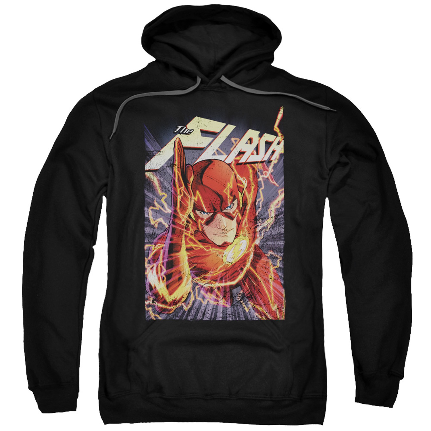 The Flash One Adult Hoodie, Black