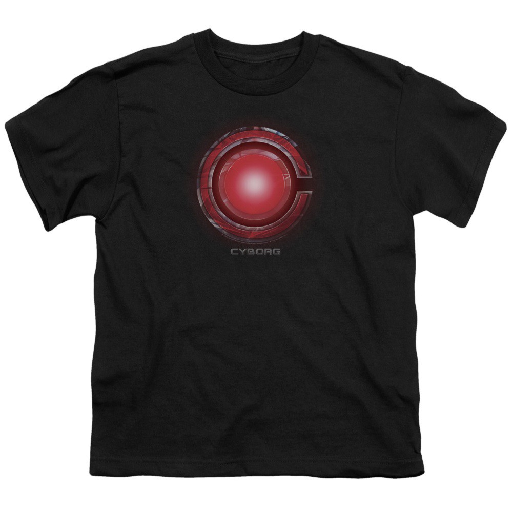Justice League Cyborg Logo Youth Tshirt