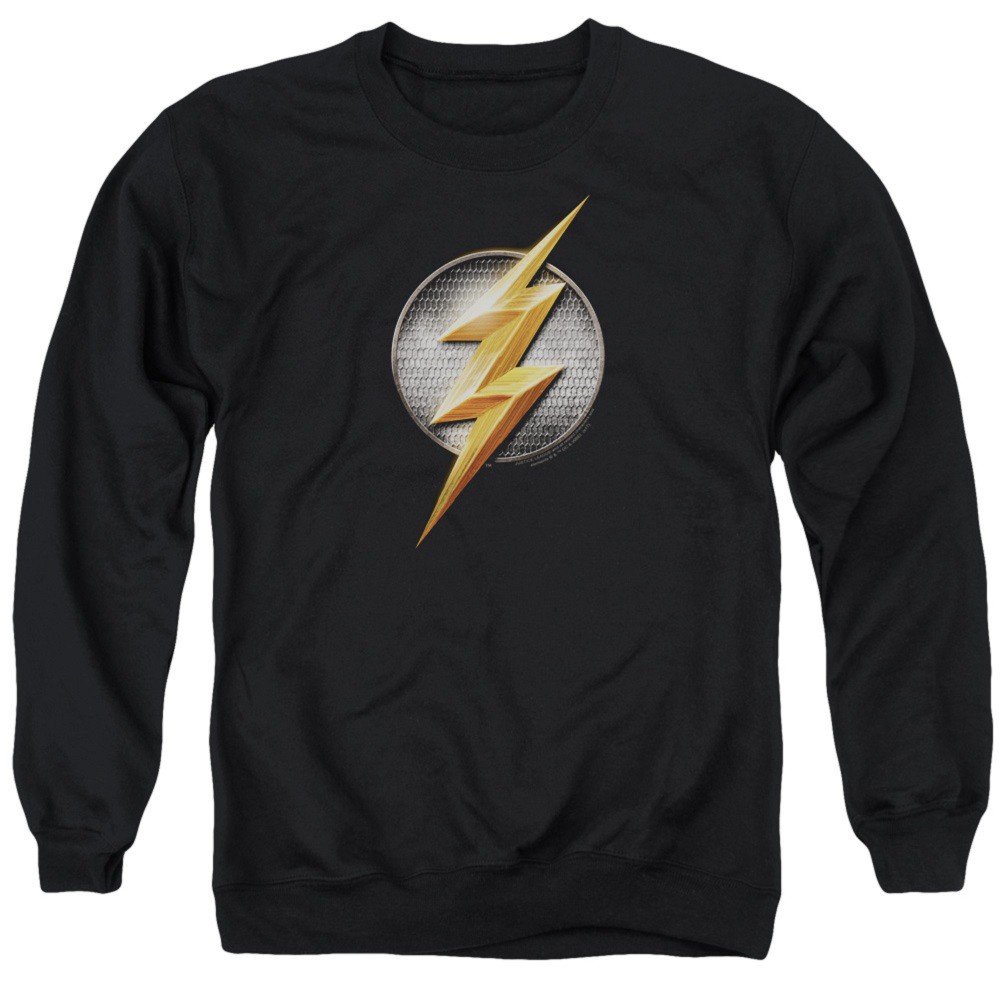 Flash Logo Justice League Crewneck Sweatshirt
