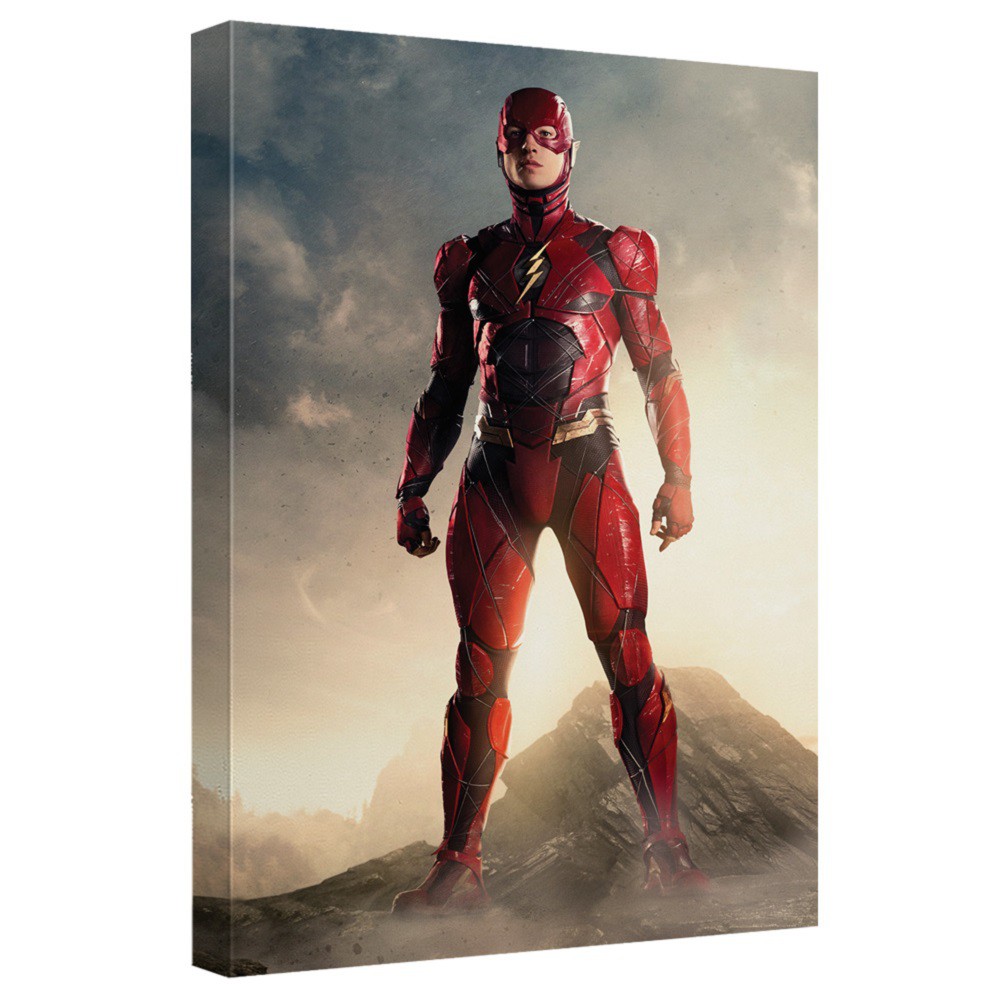 Justice League Flash 16x20 Canvas Print