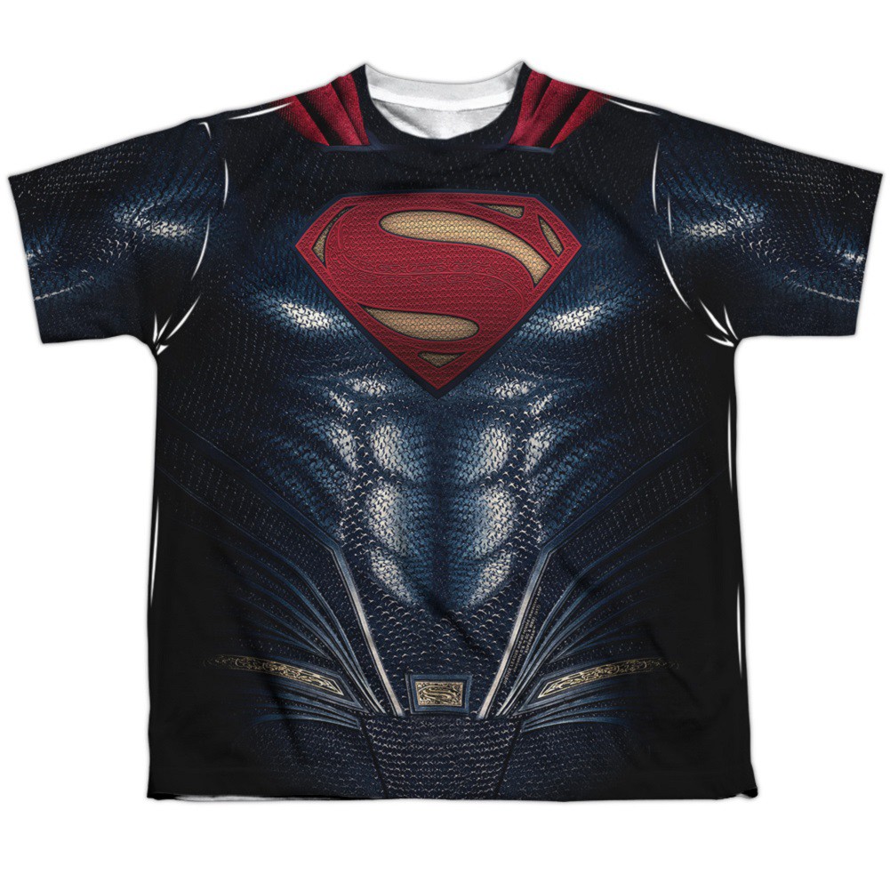 Superman Justice League Youth Costume Tee, Blue