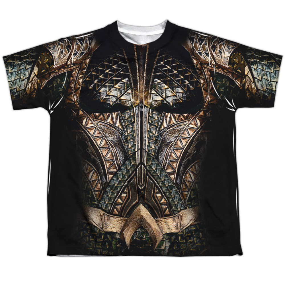 Aquaman Justice League Youth Costume Tee, Black