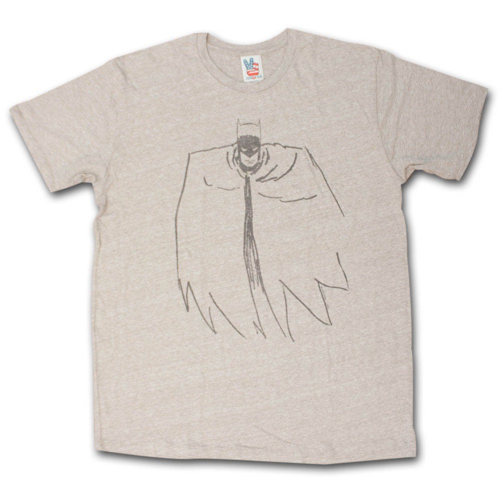 Batman Outline T-Shirt - Chestnut, Beige