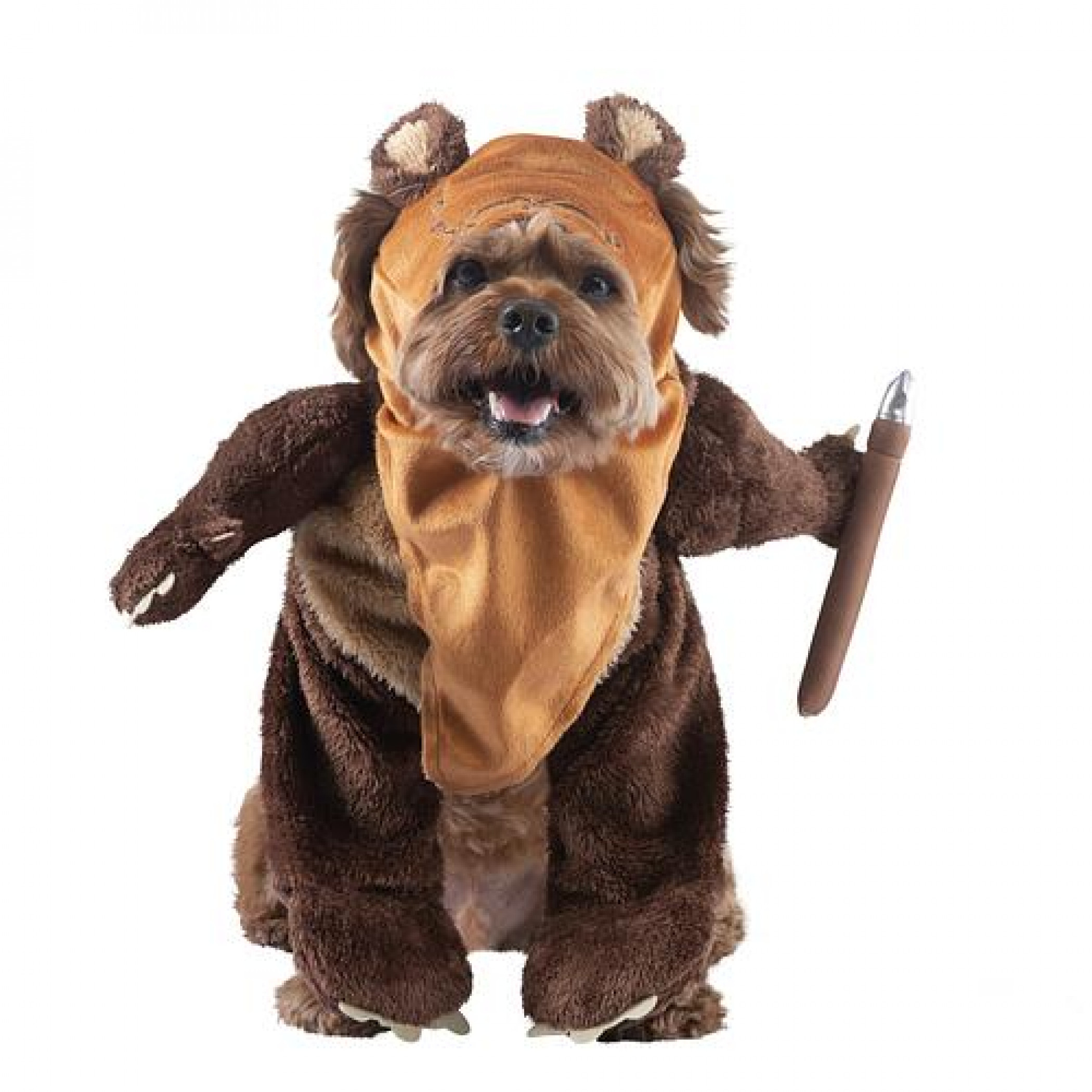 Star Wars Ewok Cosplay Pet Costume with Arms, Brown