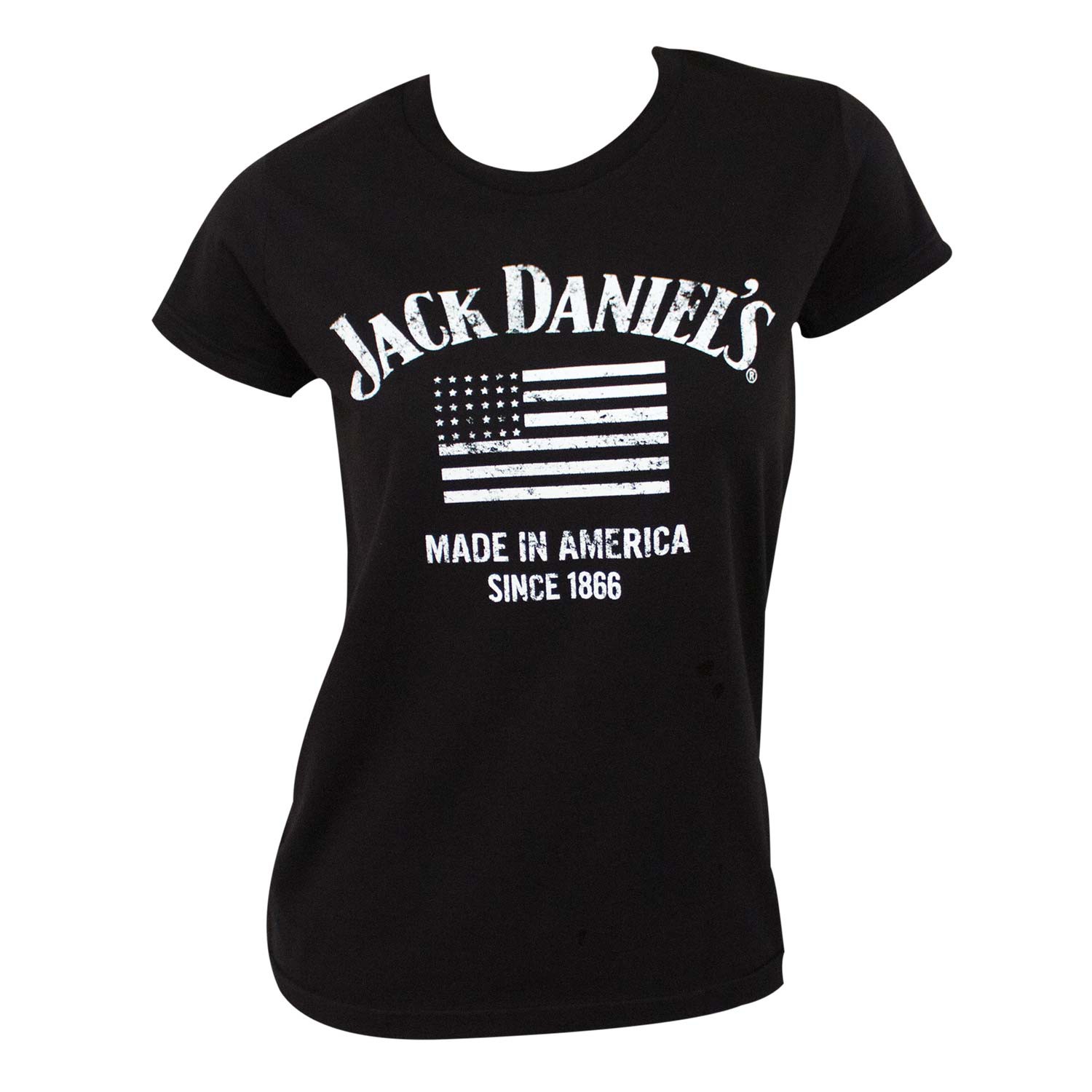 Jack Daniels Black Made In America Women's Tee Shirt