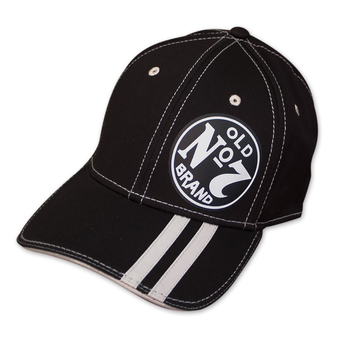 Jack Daniel\'s Old No. 7 Striped Brim Flex Fit Hat