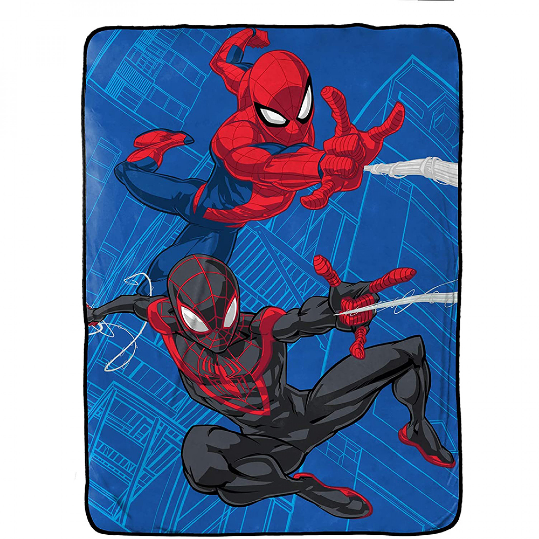 Spider-Man & Miles Morales 60' X 80' Raschel Blanket, Multi-Color