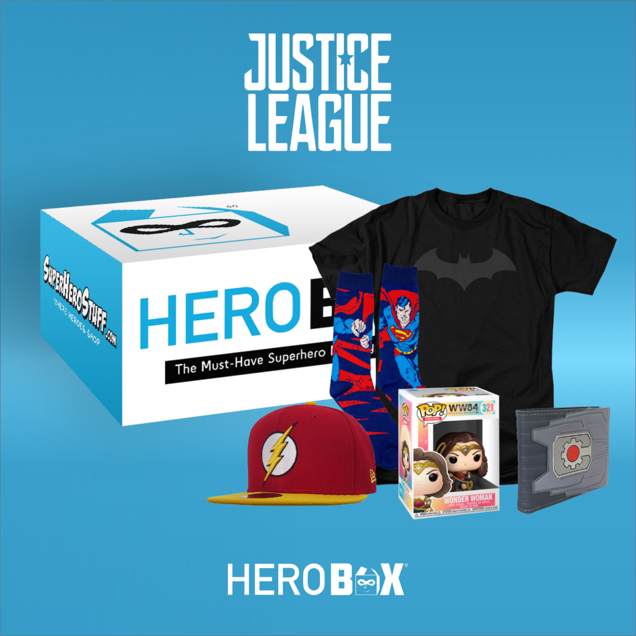 Justice League Classic HeroBox, Multi-Color