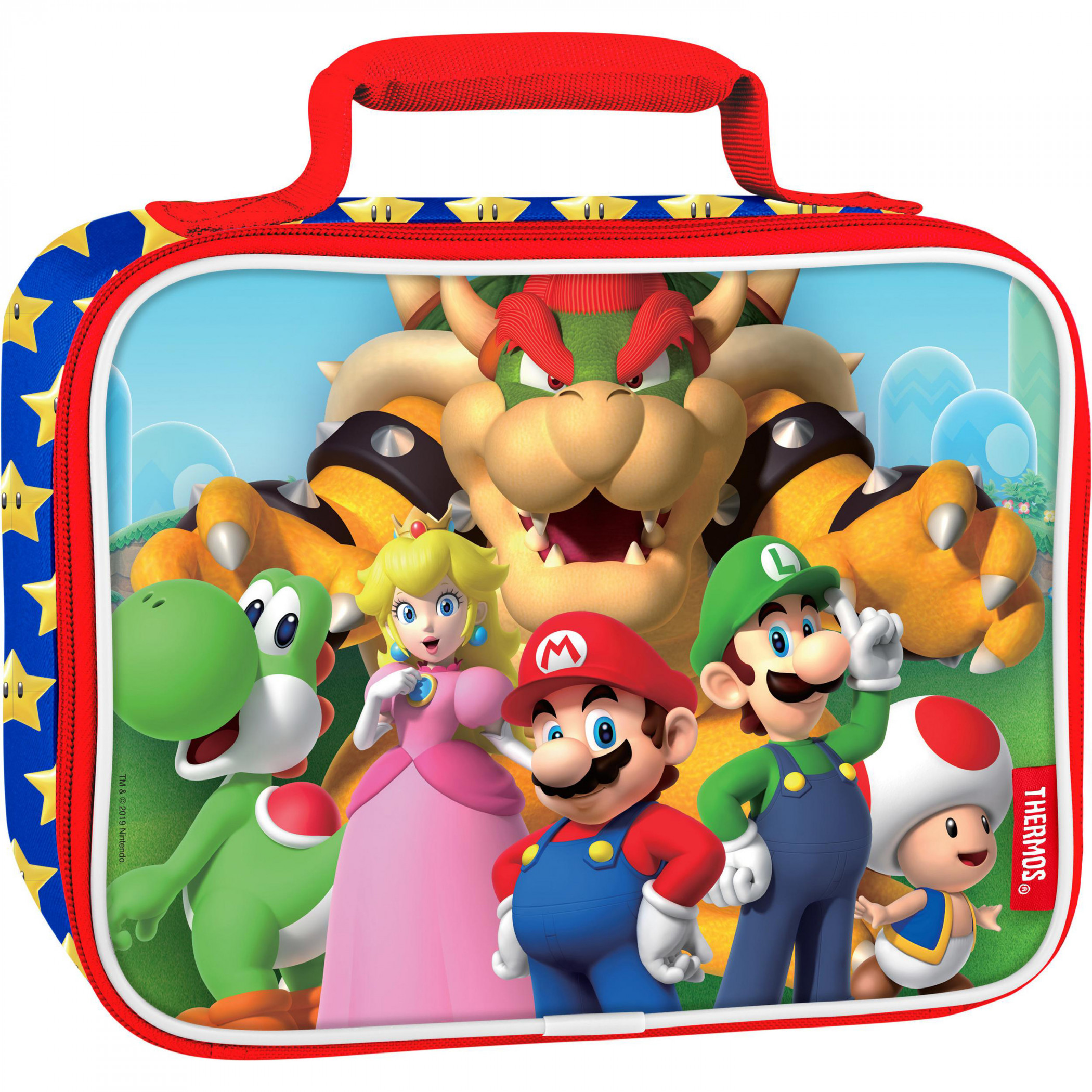 Super Mario Bros. Towering Bowser Thermos Insulated Lunch Box, Multi-Color