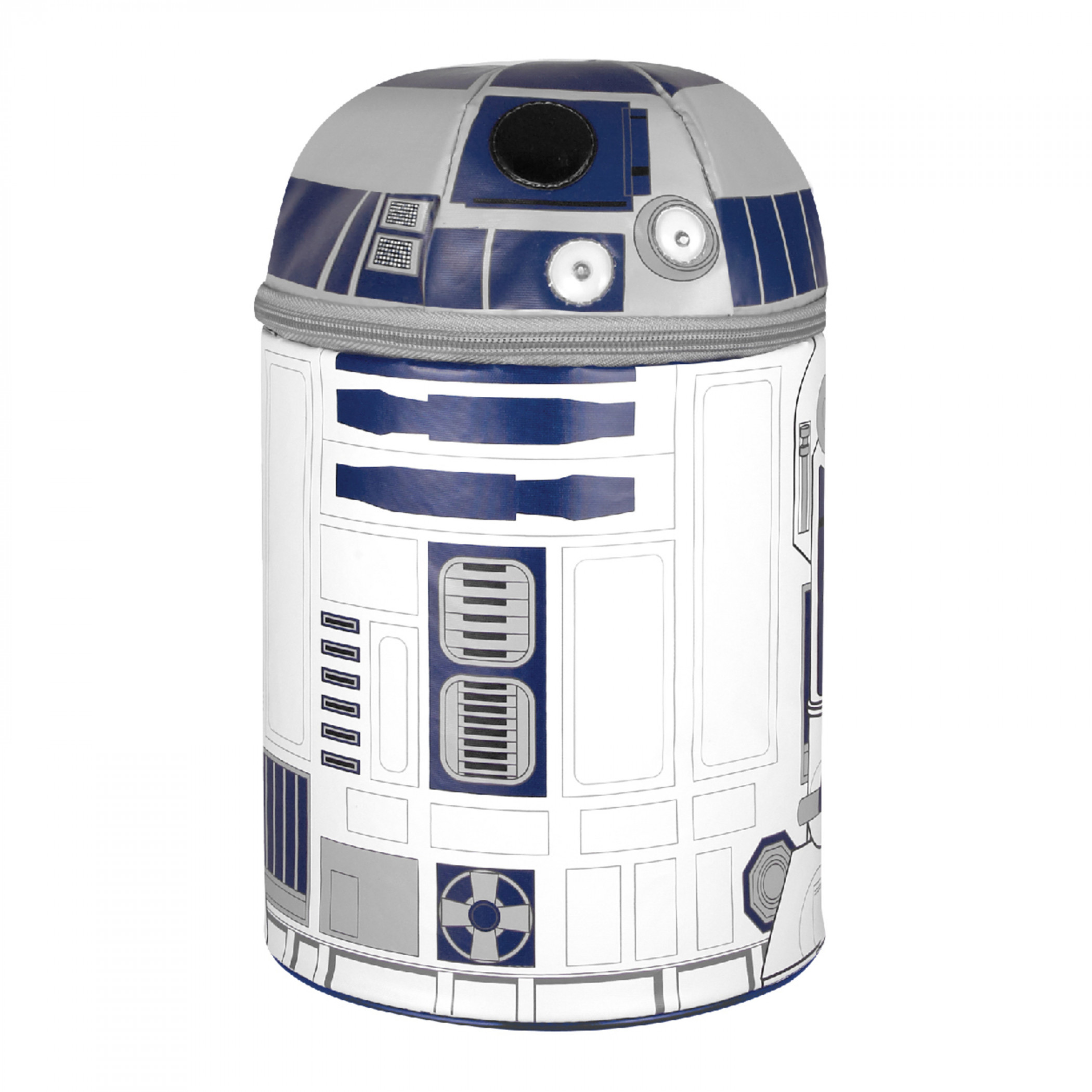 Star Wars R2D2 Soft Lunch Box w/Lights & Sound, White