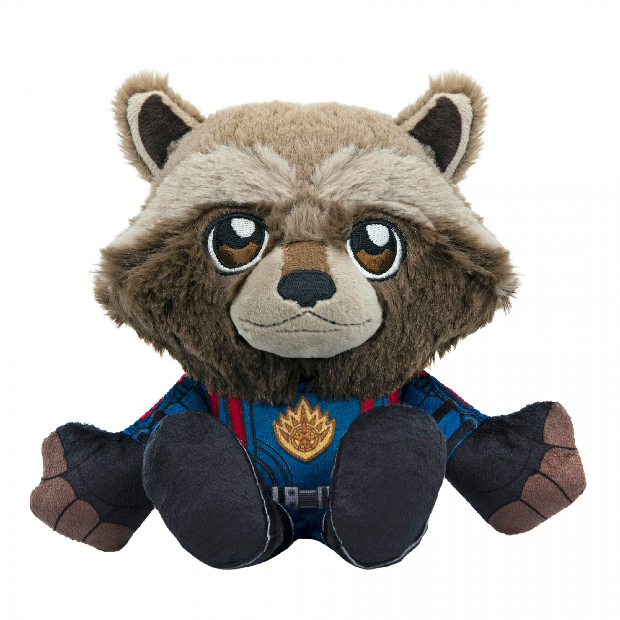 Guardians of The Galaxy Rocket Raccoon Kuricha Sitting Plush Doll, Multi-Color