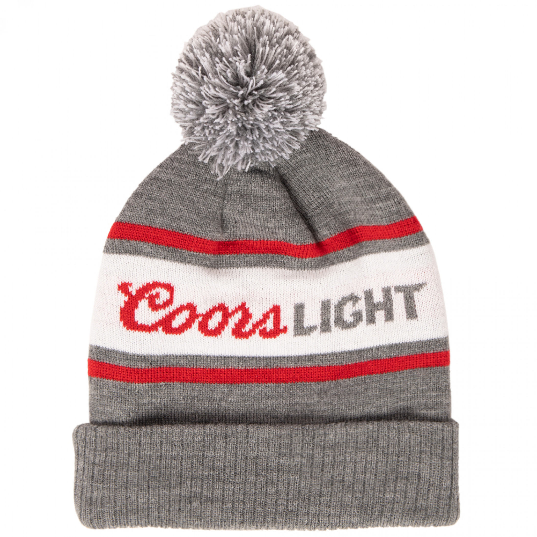 Coors Light Knit Cuff Pom Beanie