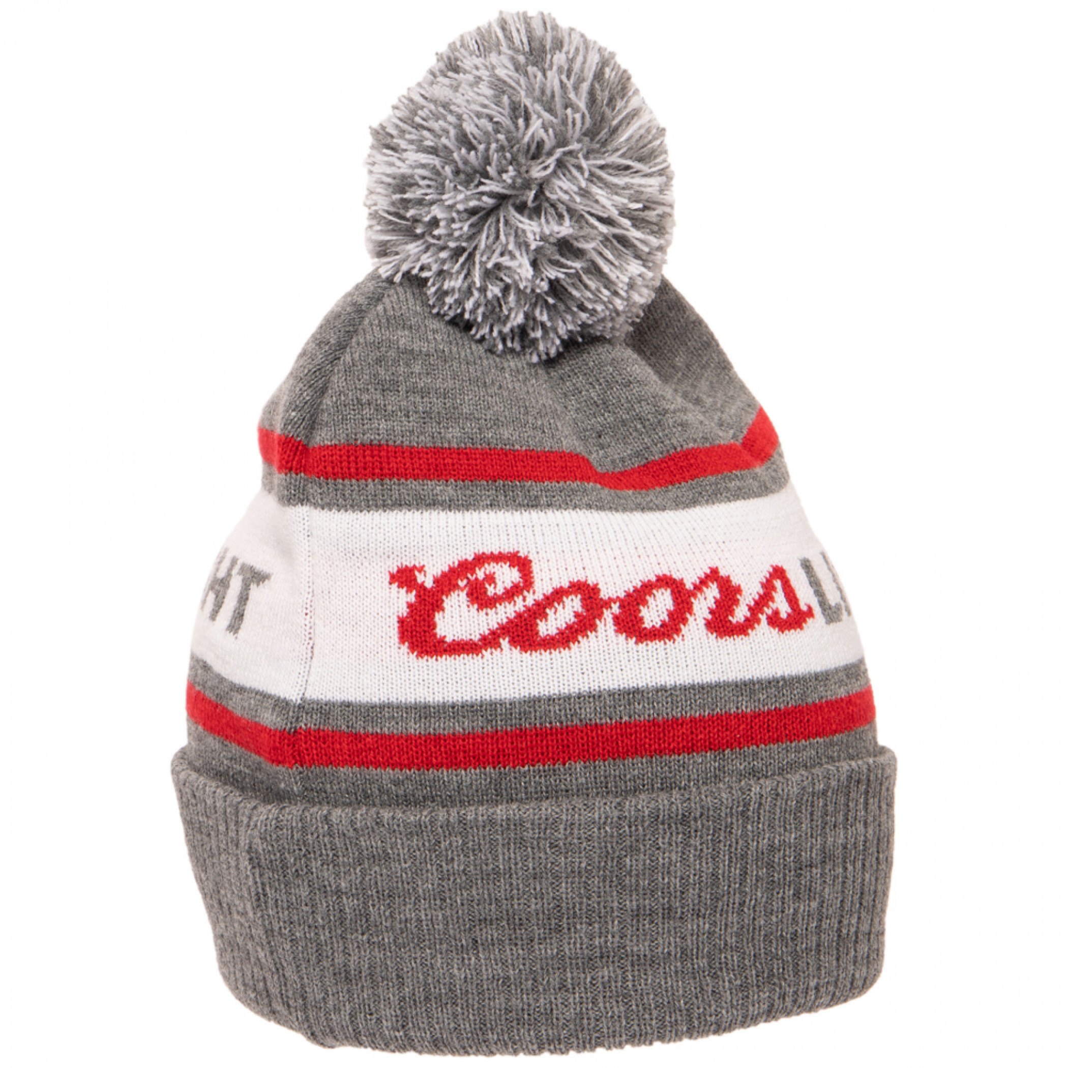 Coors Light Knit Cuff Pom Beanie