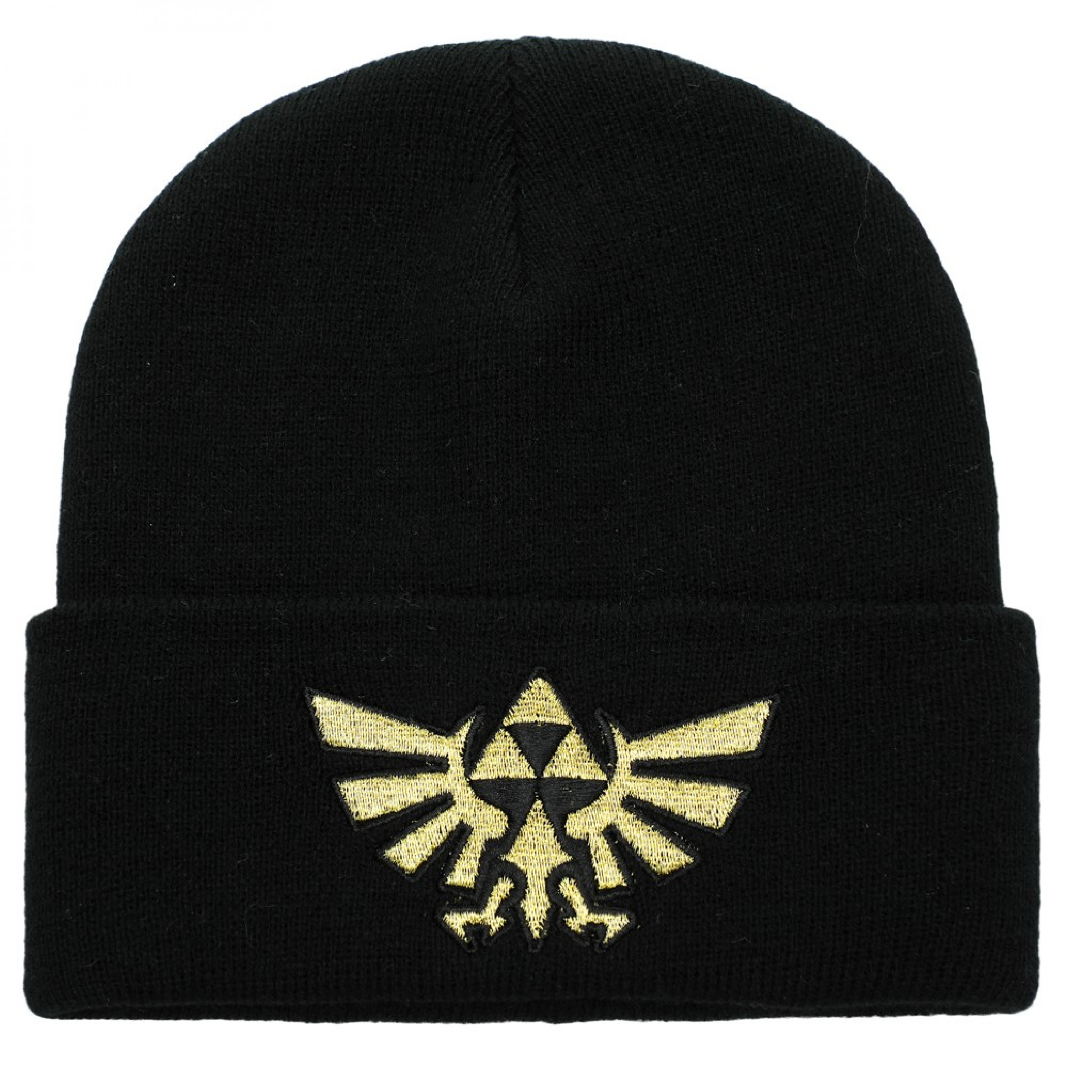 Nintendo Zelda Triforce Crest Beanie, Black