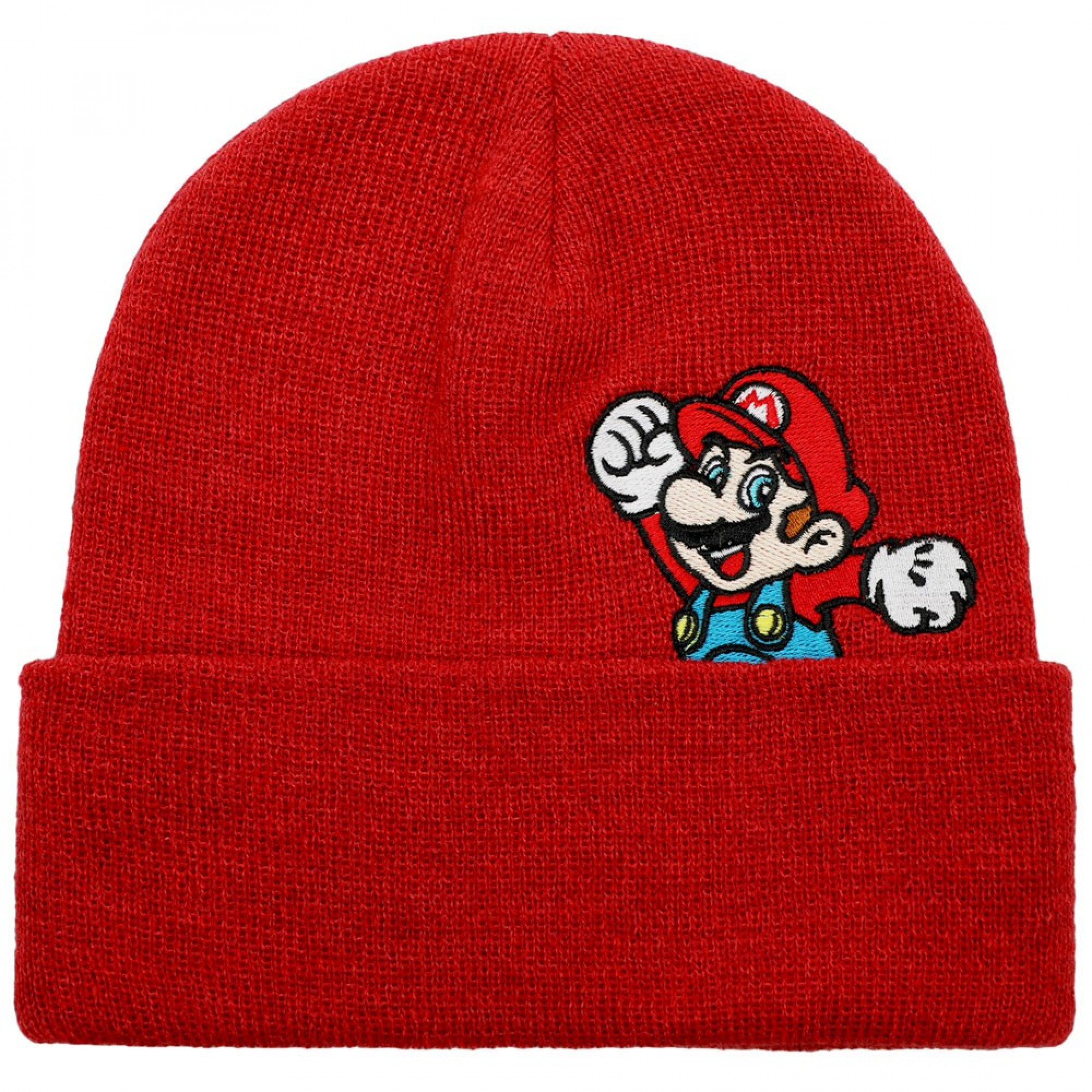 Super Mario Bros. Nintendo Peek-A-Boo Beanie, Red