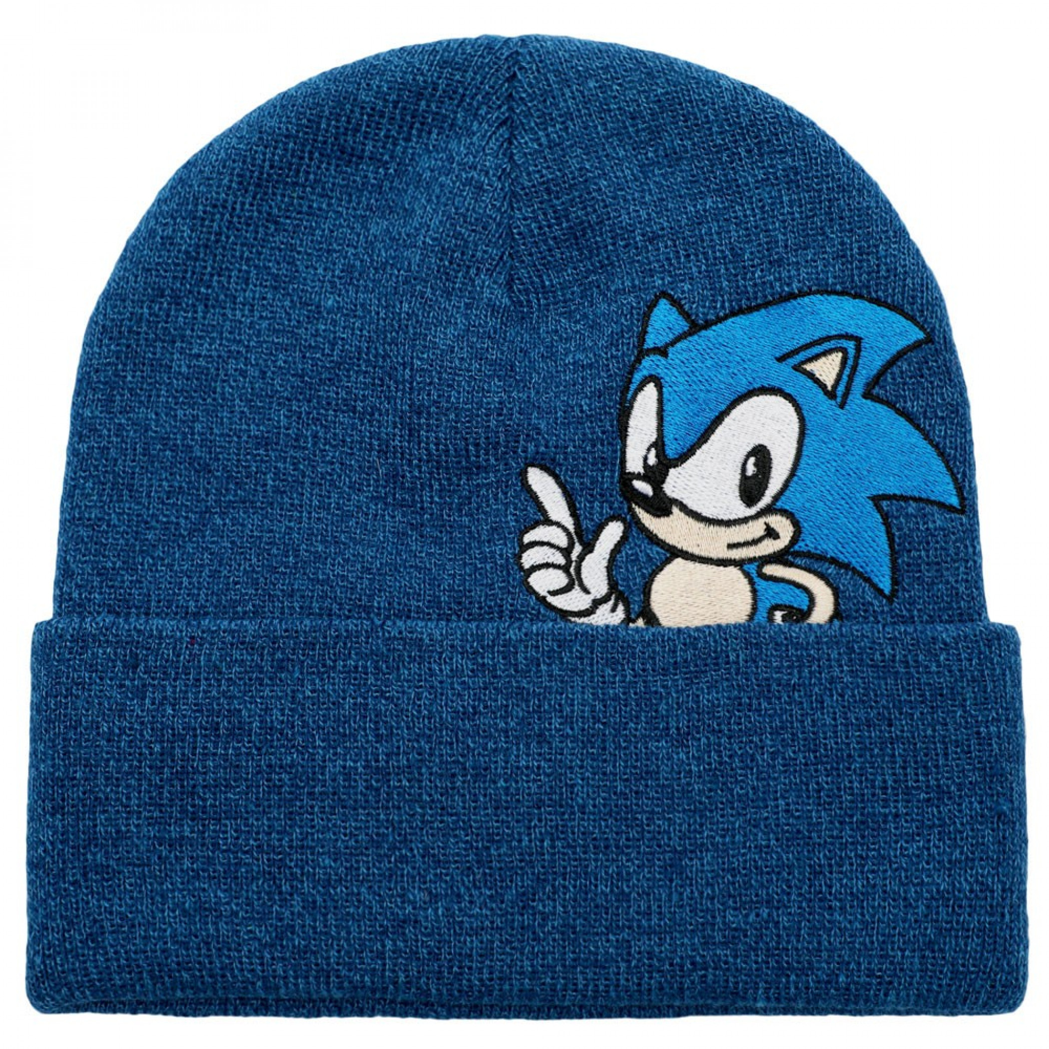 Sonic The Hedgehog Nintendo Peek-a-Boo Beanie, Blue