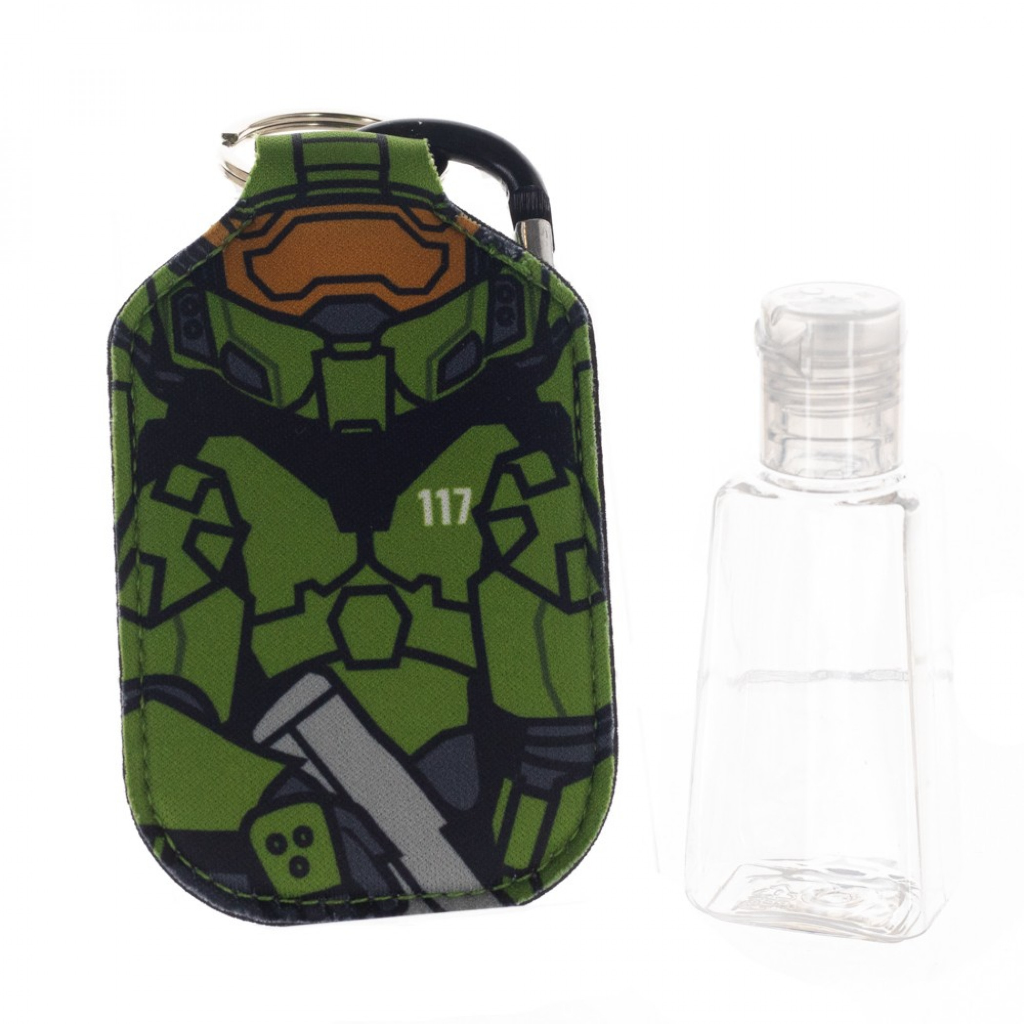 Halo Master Chief Neoprene Bottle Keychain, Green