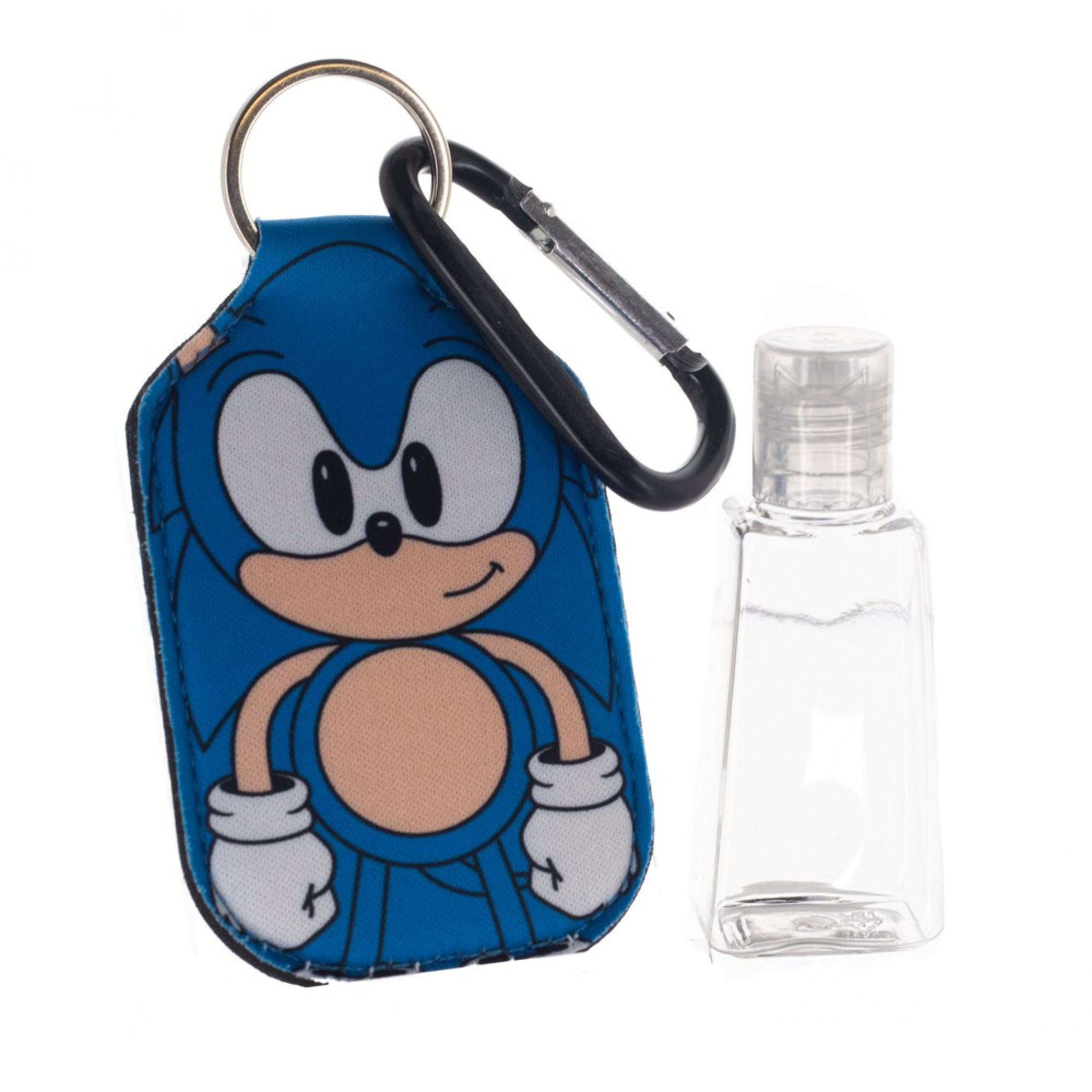 Sonic The Hedgehog Nintendo Character Neoprene Bottle Keychain, Blue