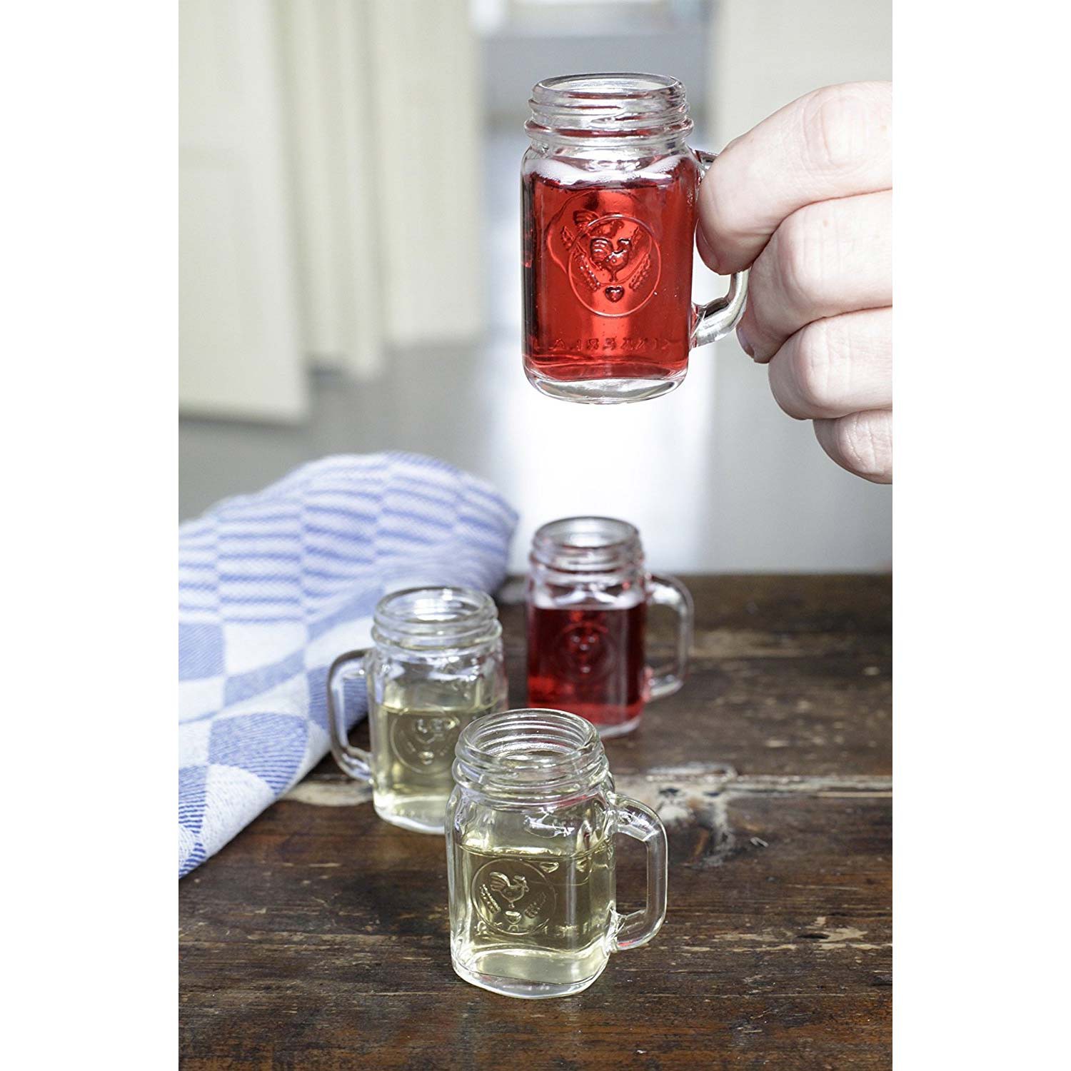 Mason Jar Shot Glass Set - image 3