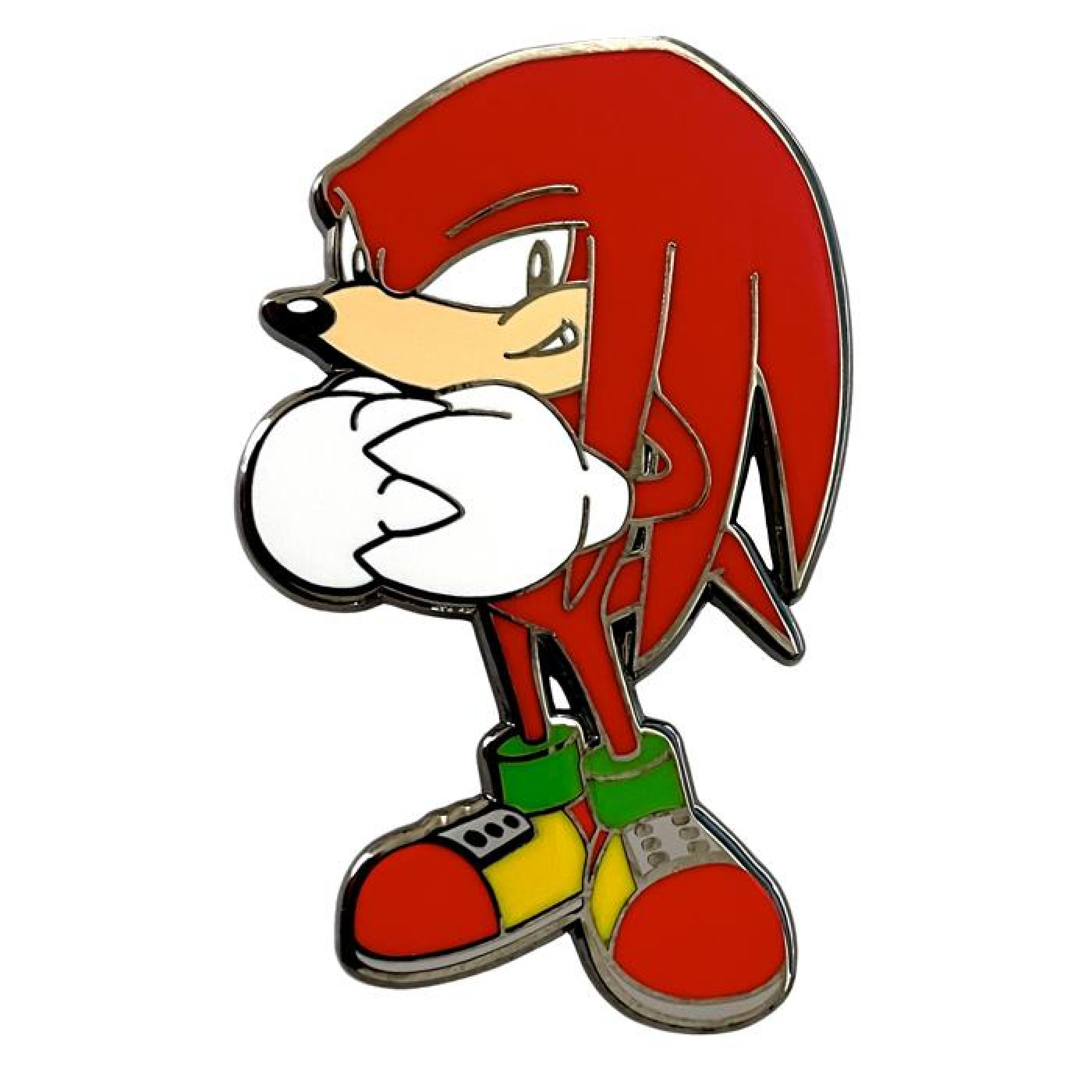 Sonic The Hedgehog Knuckles the Echidna Enamel Pin, Blue