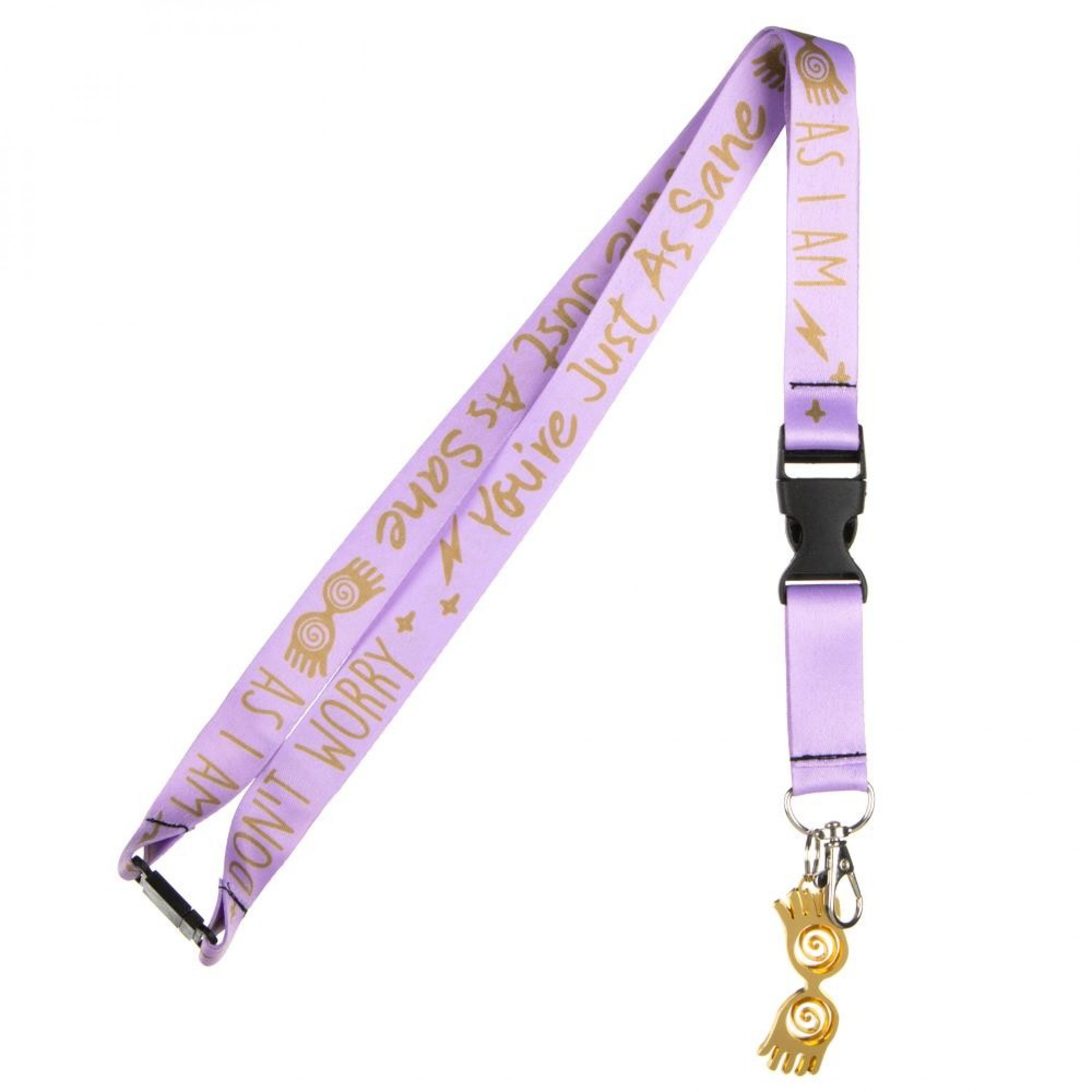 Harry Potter Luna Lovegood Taping Lanyard, Purple